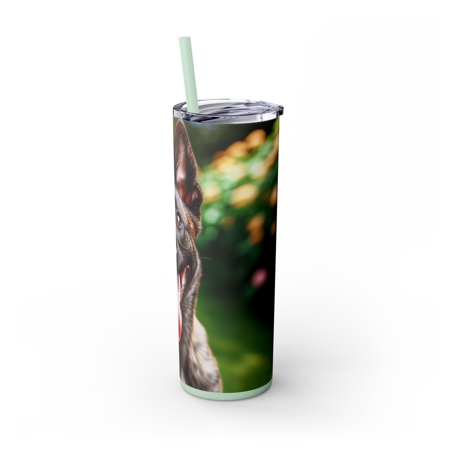 Dutch Shepherd Dog Tumbler with Straw, 20oz