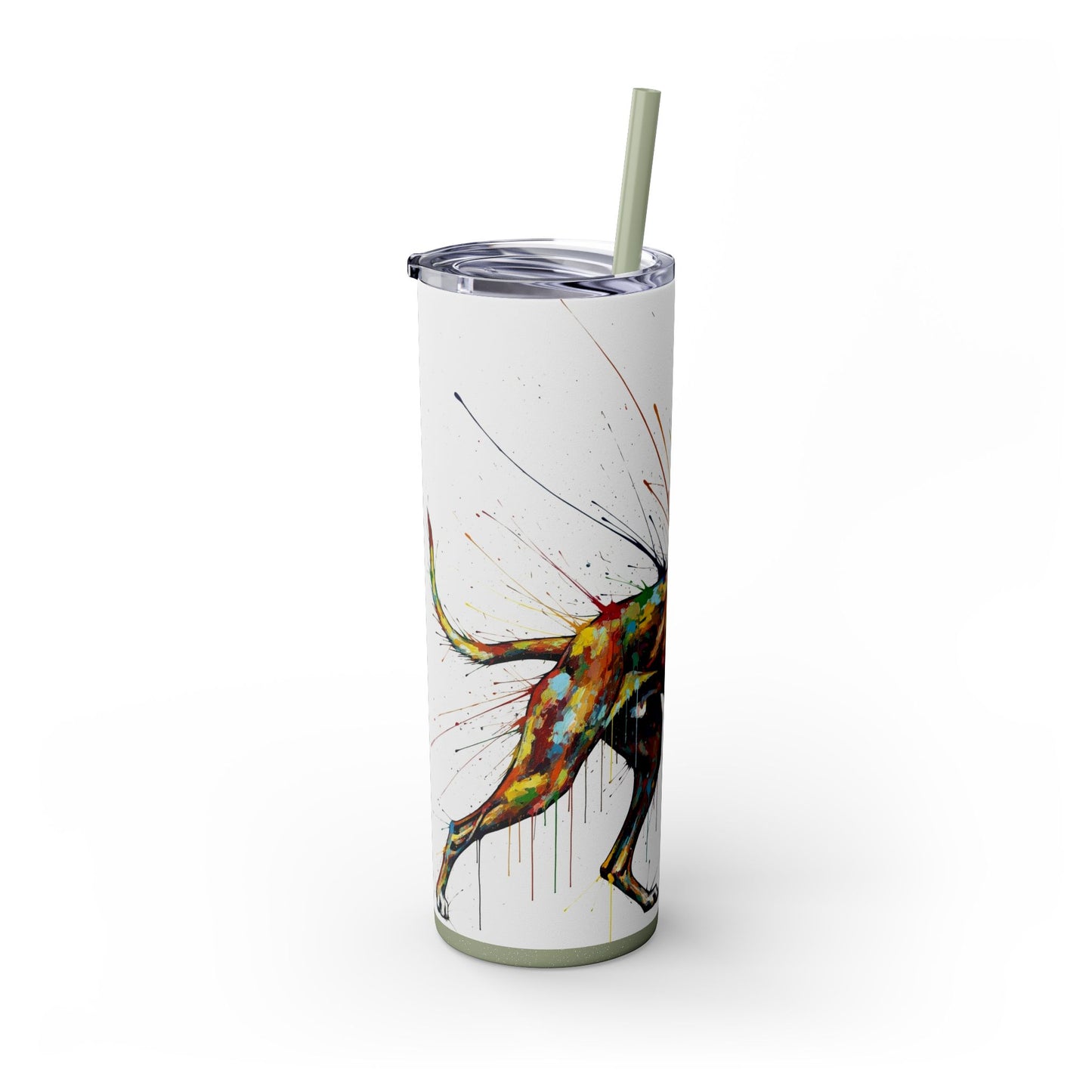 Azawakh Tumbler with Straw, 20oz