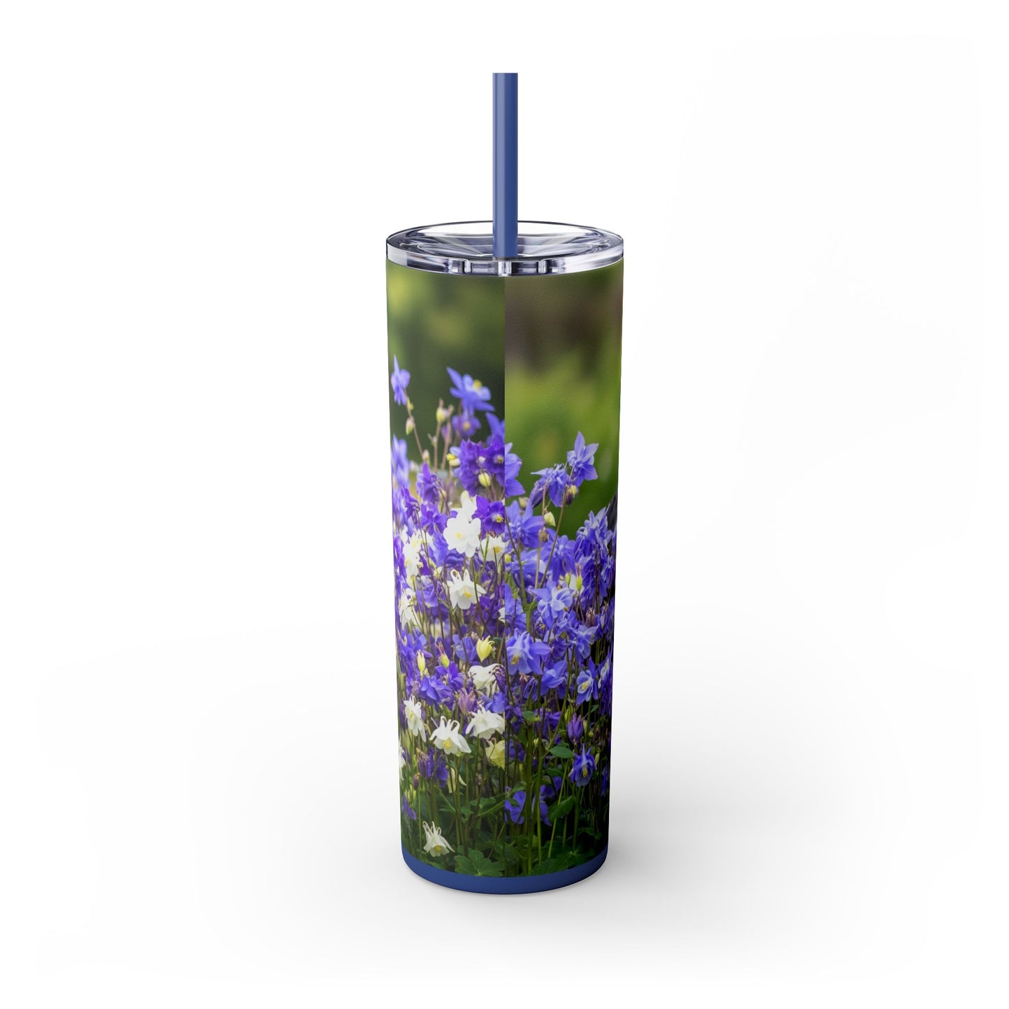 Black Russian Terrier Tumbler with Straw, 20oz