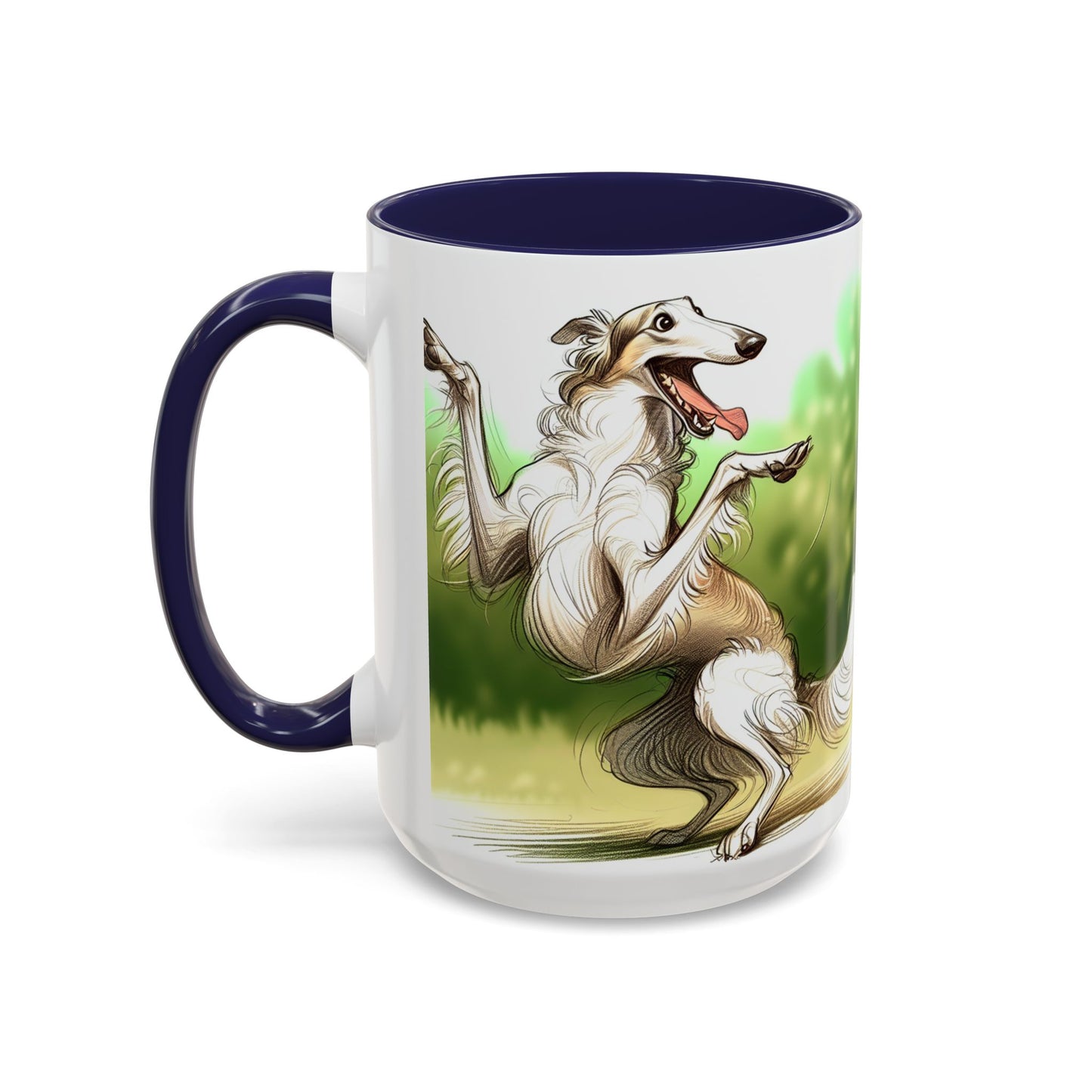 Borzoi Accent Coffee Mug - Perfect Gift for Dog Lovers