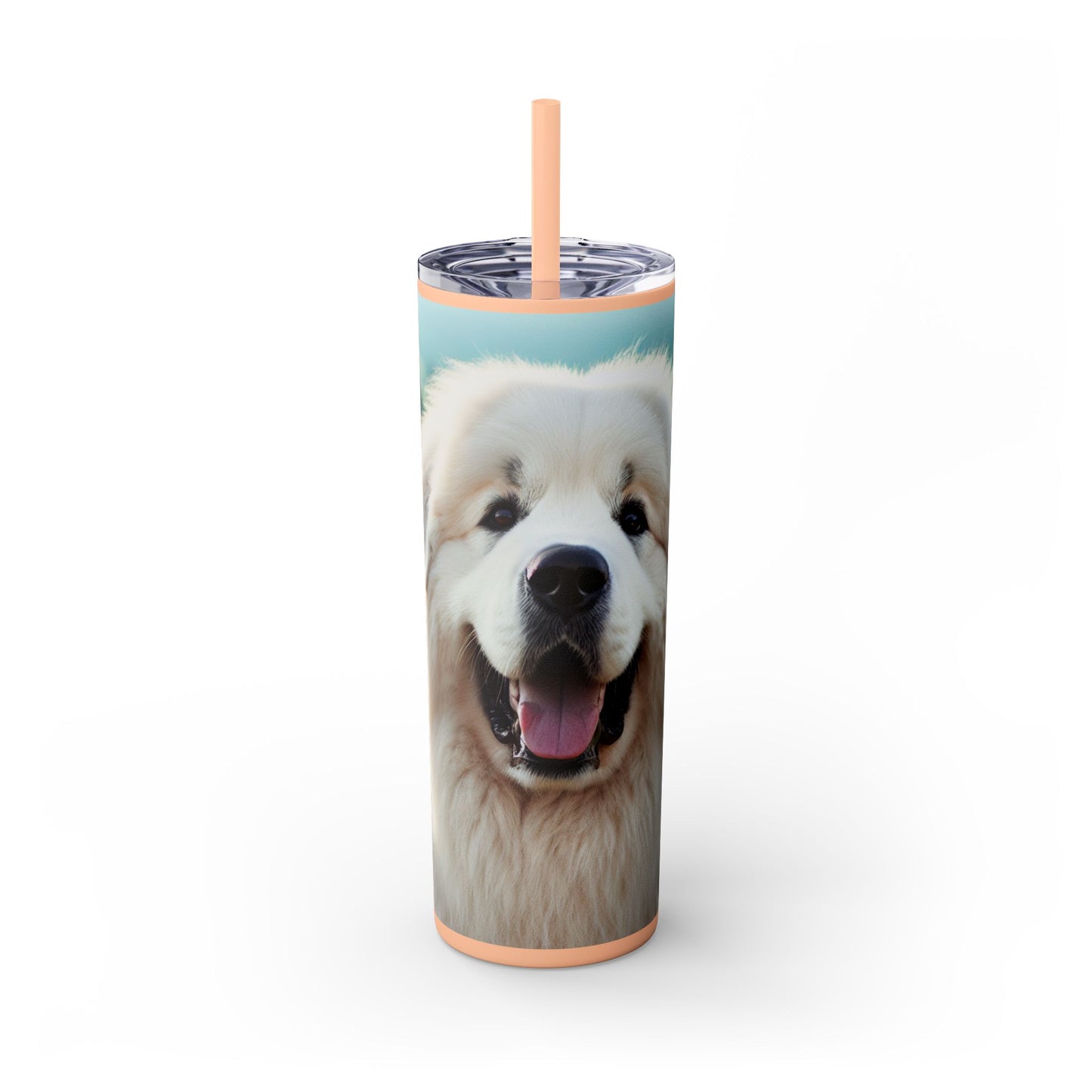 Great Pyrenees Tumbler with Straw, 20oz