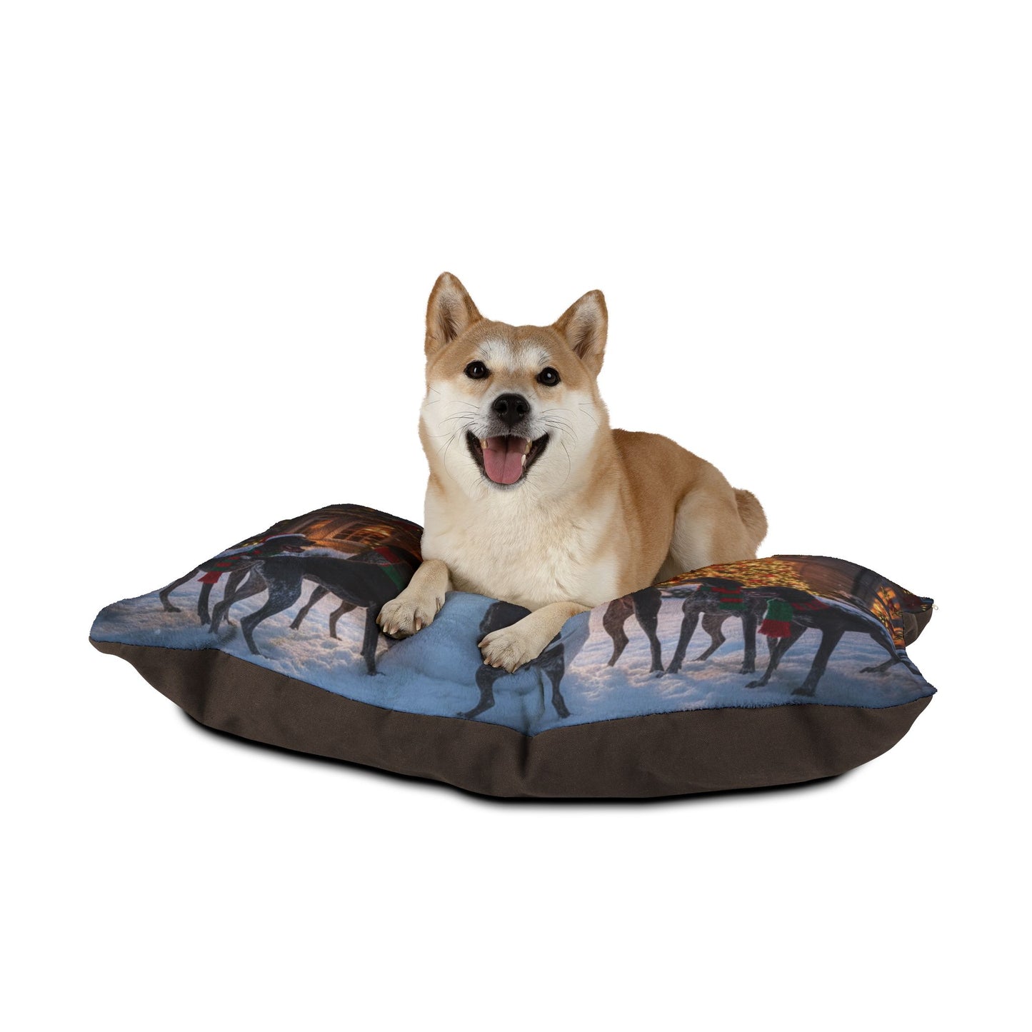 German Shorthaired Pointers Snowman Pet Bed