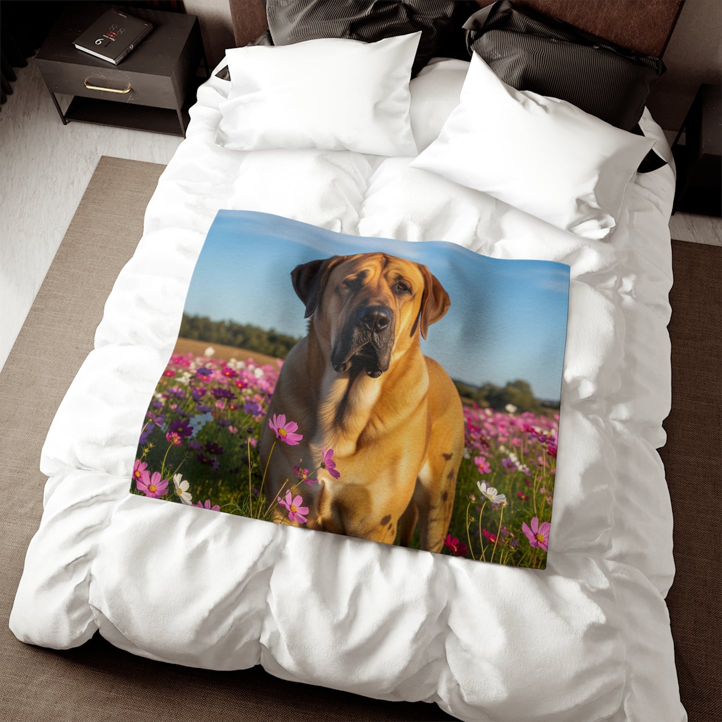 Spanish Mastiff Sweatshirt Blanket