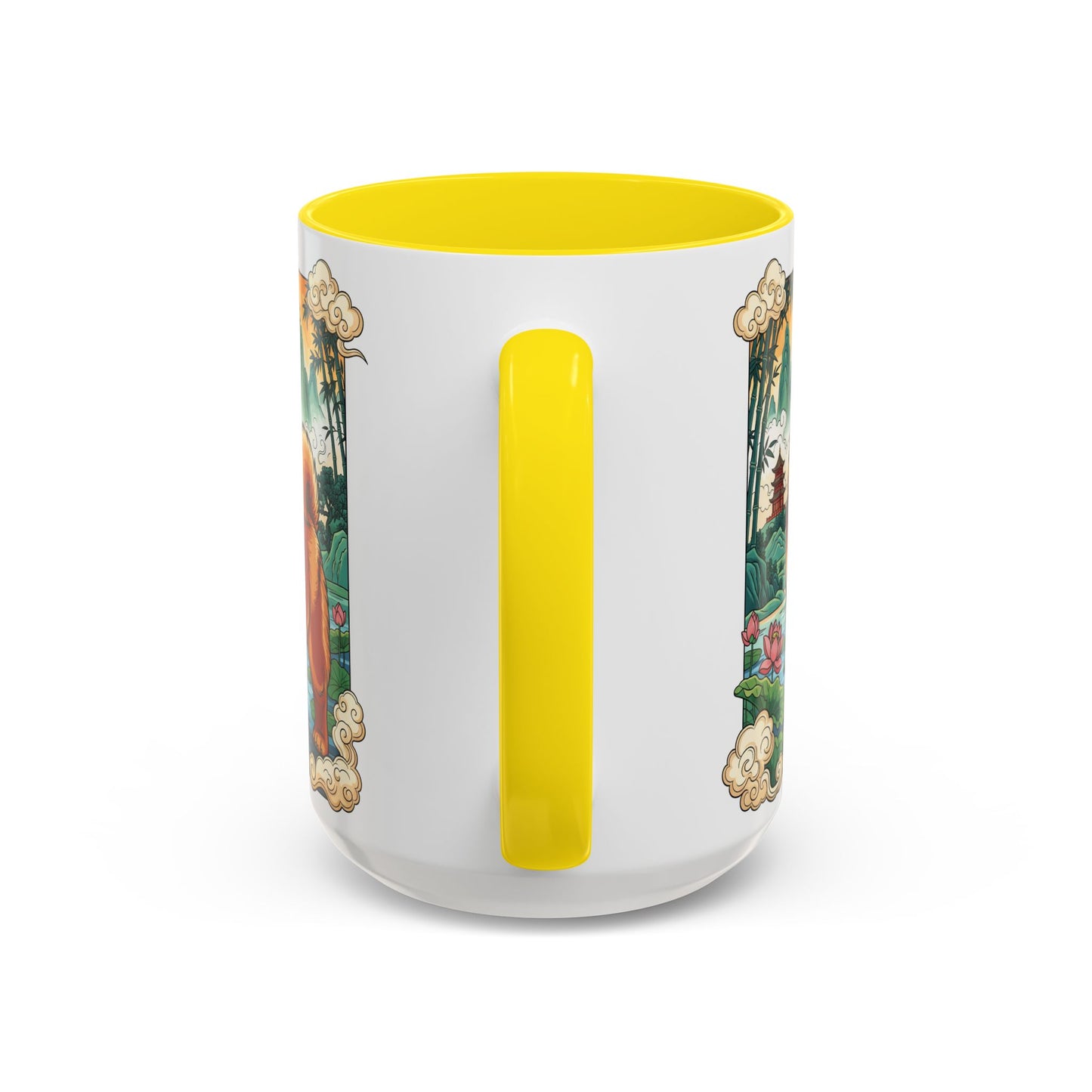 Chow Chow Accent Mug – Ceramic Coffee Cup