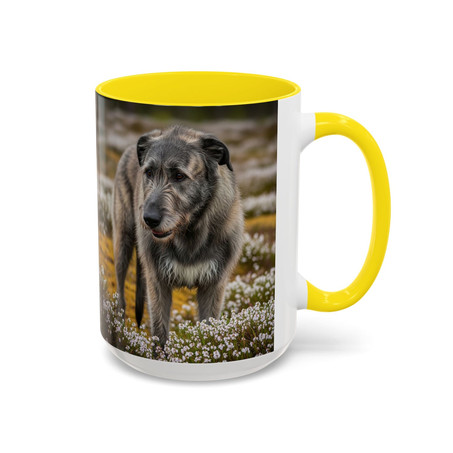 Irish Wolfhound Accent Coffee Mug - Perfect Gift for Dog Lovers