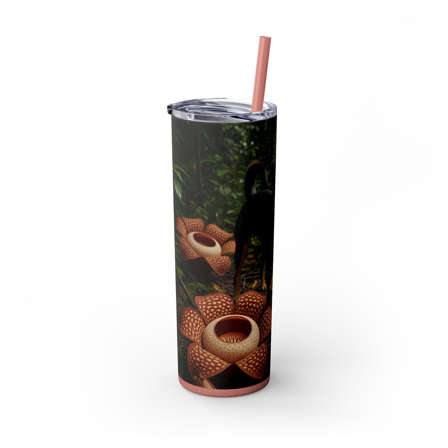 Telomian Skinny Tumbler with Straw, 20oz