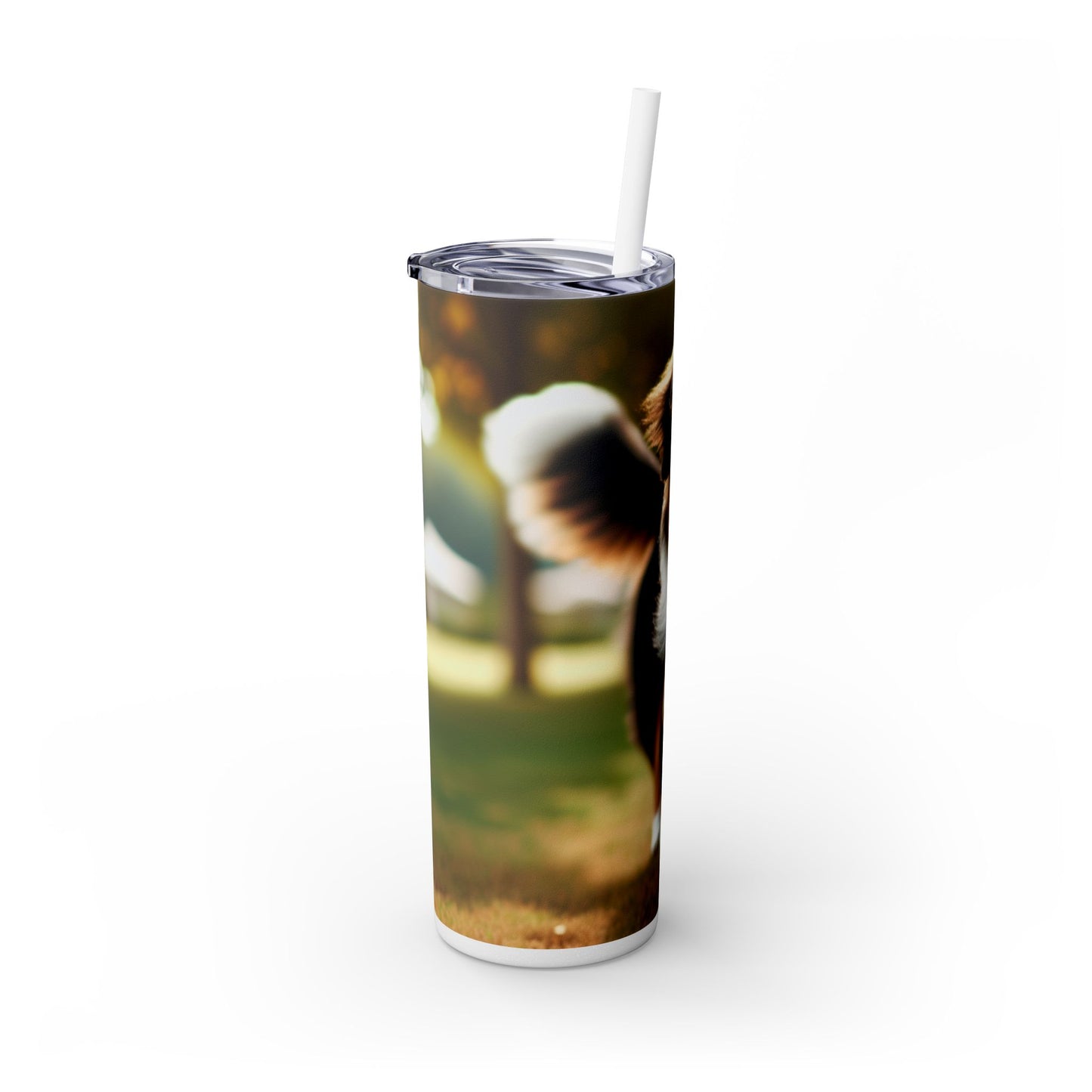 Miniature American Shepherd Tumbler with Straw, 20oz