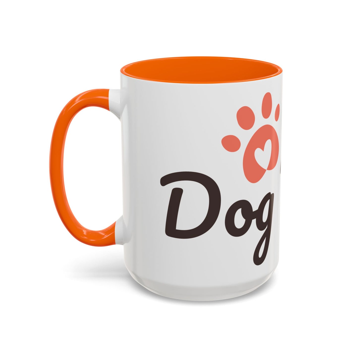 Dog Mom Accent Coffee Mug - Perfect Gift for Dog Lovers