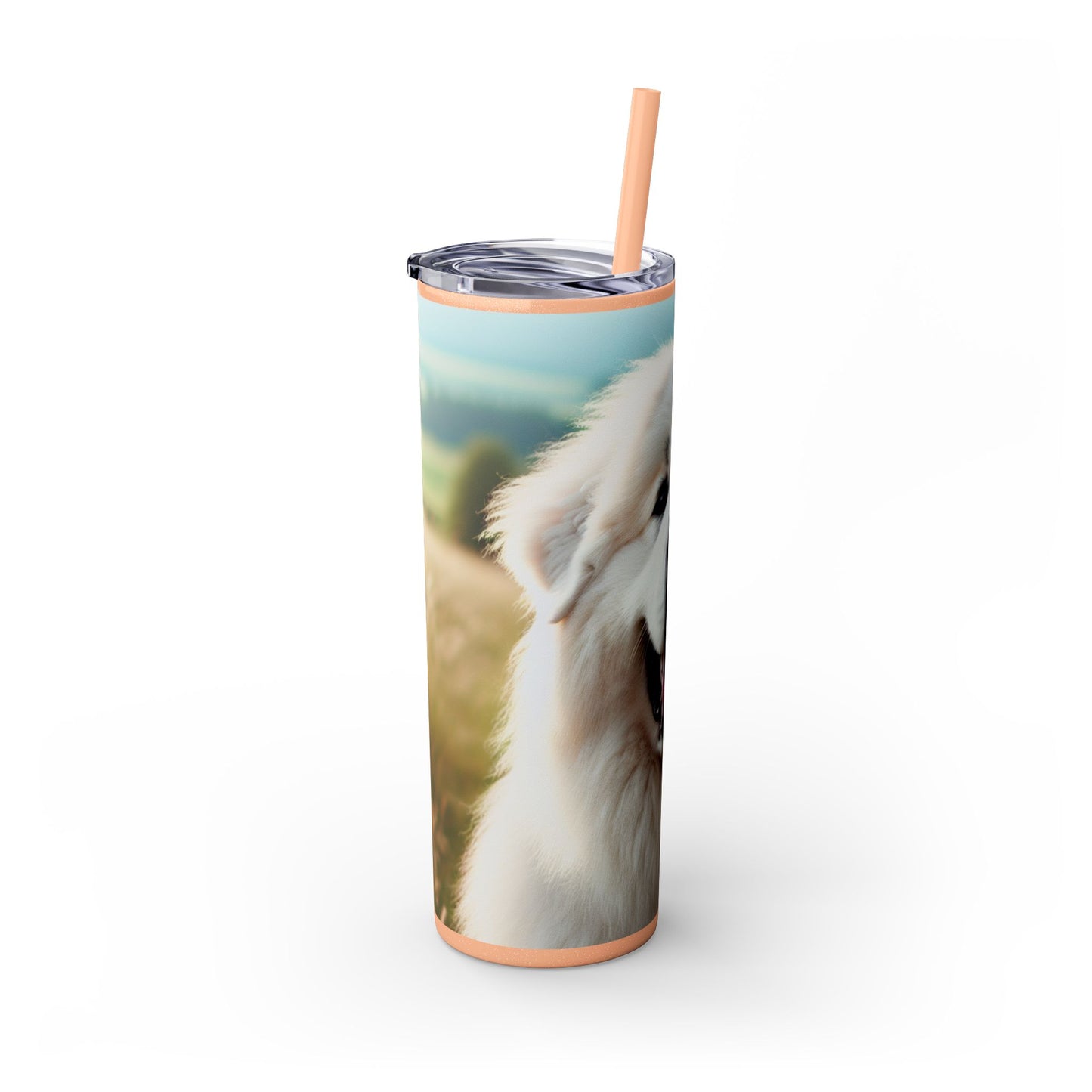 Great Pyrenees Tumbler with Straw, 20oz