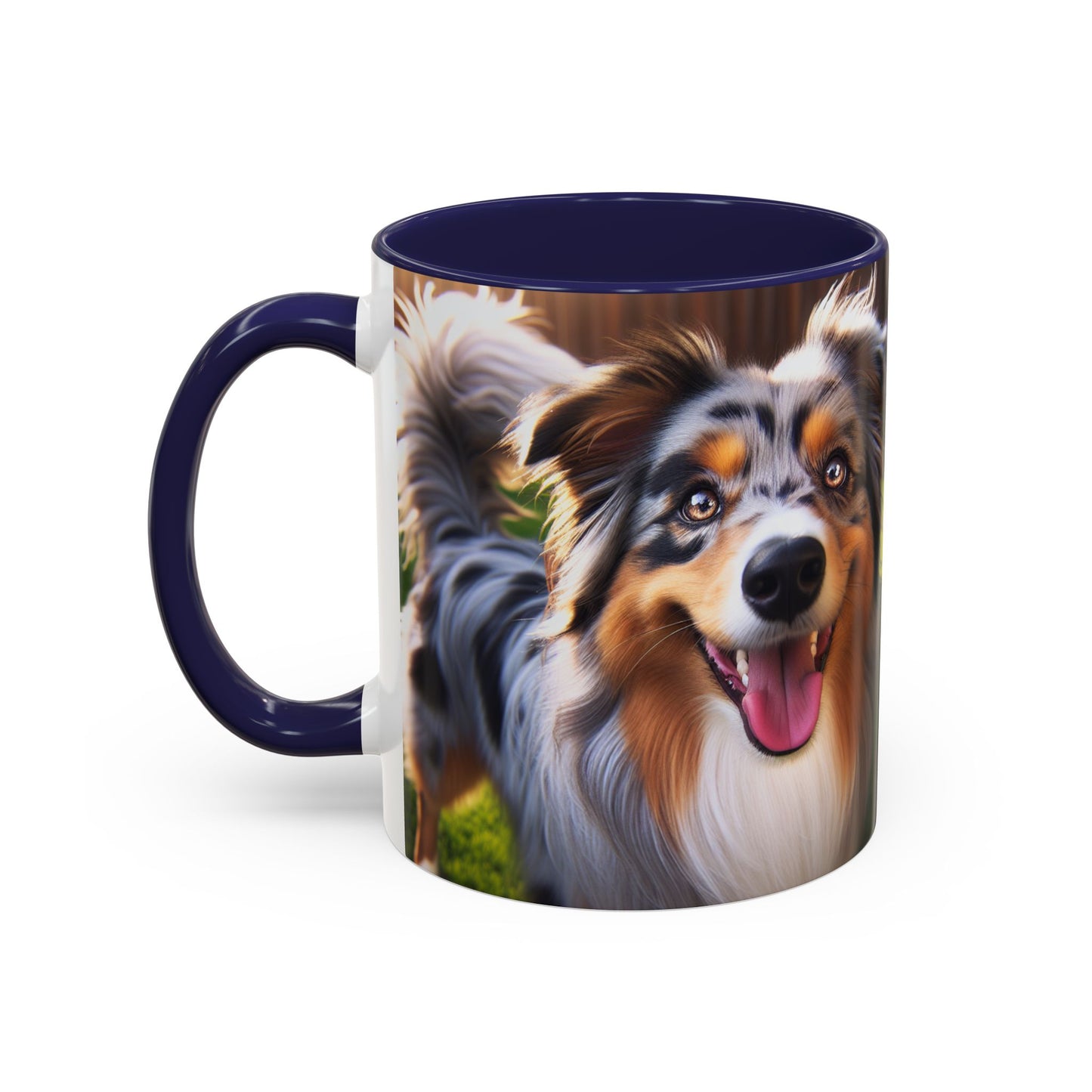 Australian Shepherd Accent Coffee Mug - Perfect Gift for Dog Lovers