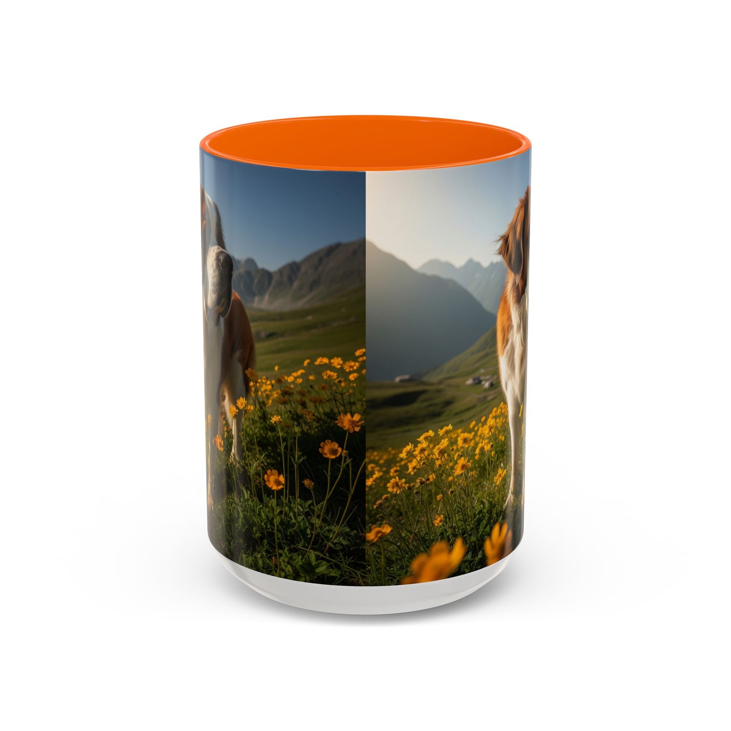 Saint Bernard Accent Coffee Mug - Perfect Gift for Dog Lovers