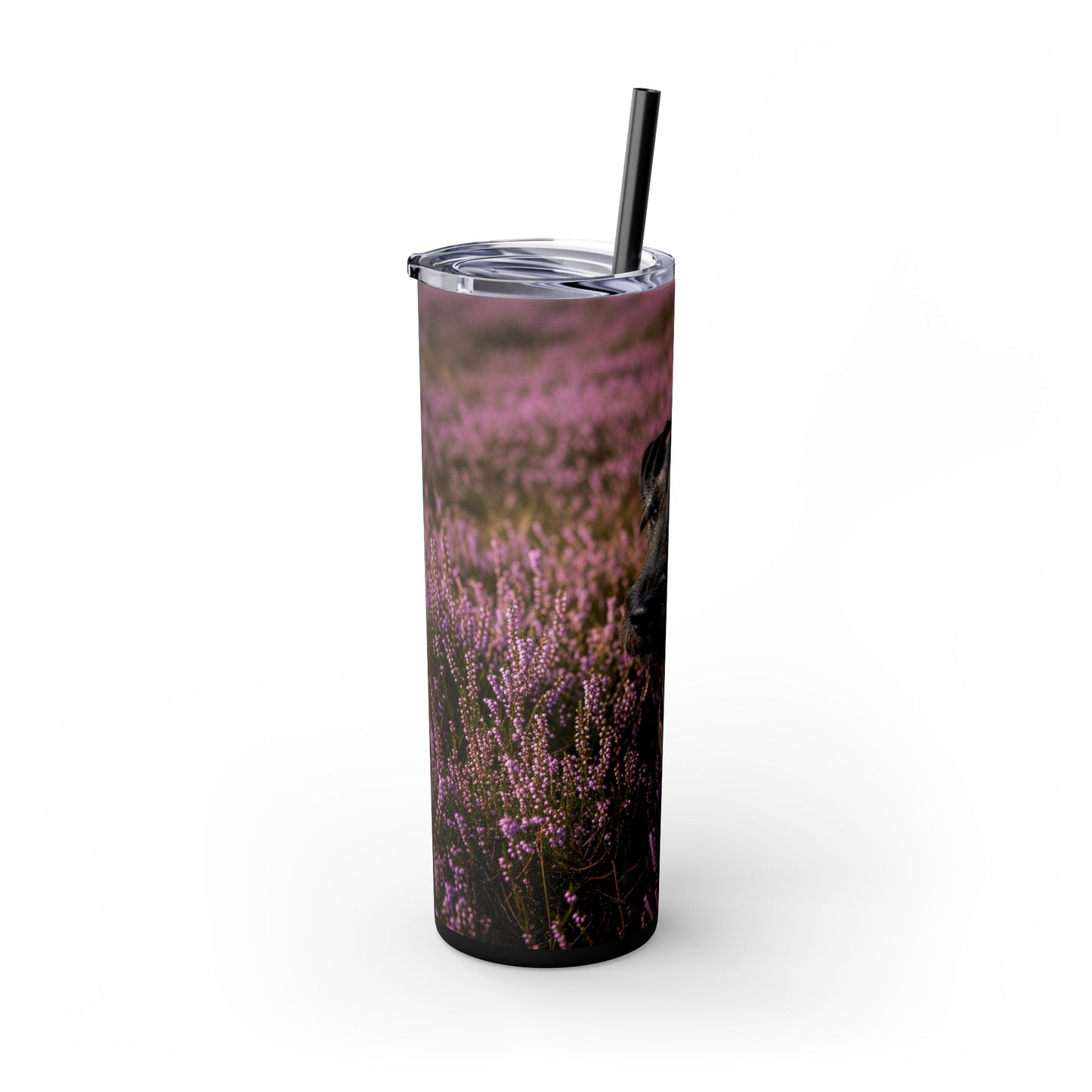 Glen of Imaal Terrier Skinny Tumbler with Straw, 20oz