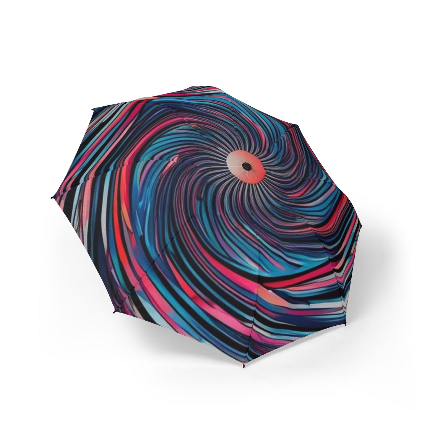 Optical Illusion Semi-Automatic Foldable Umbrella