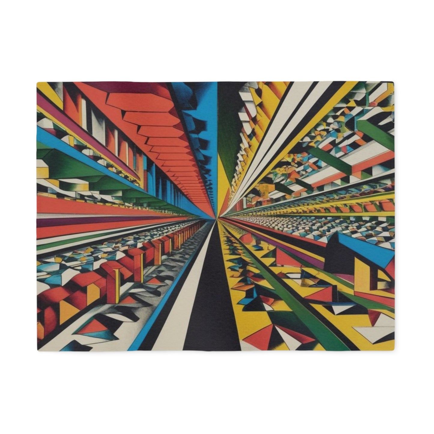 Optical Illusion Sweatshirt Blanket