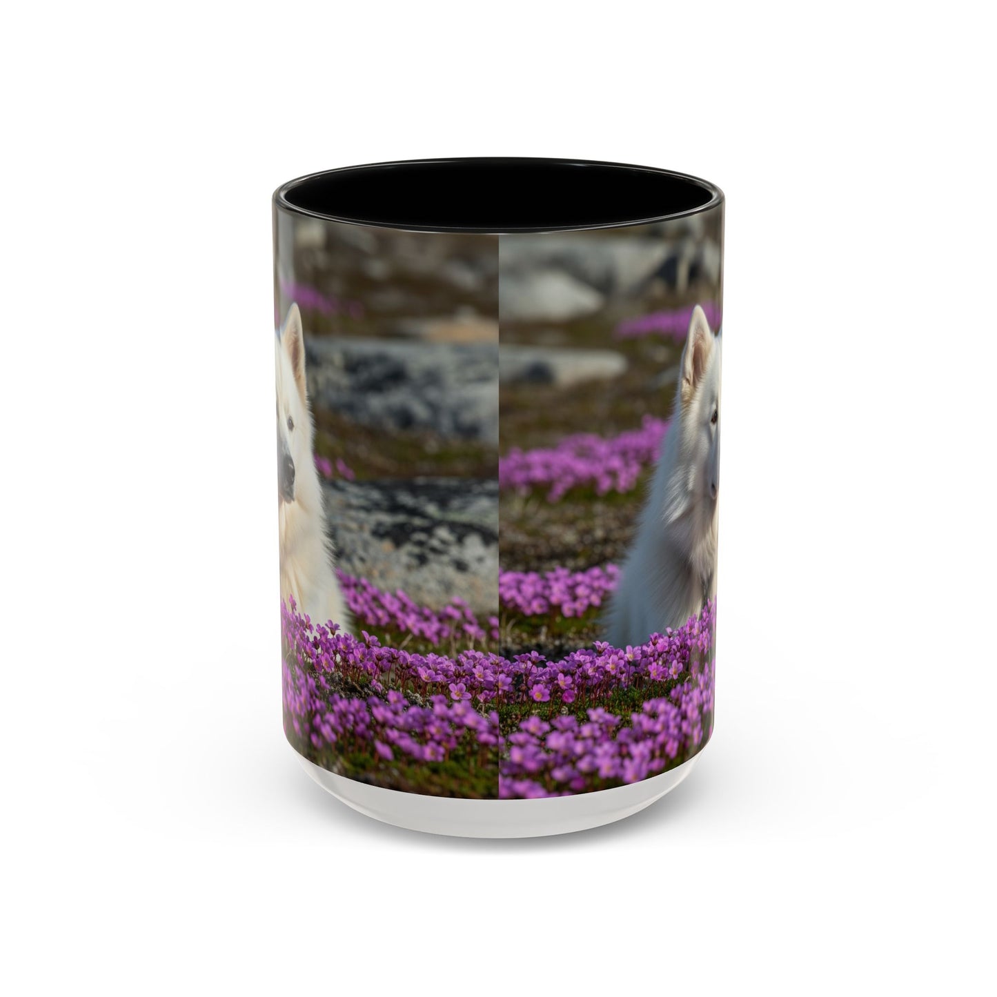 Canadian Eskimo Dog Accent Coffee Mug - Perfect Gift for Dog Lovers