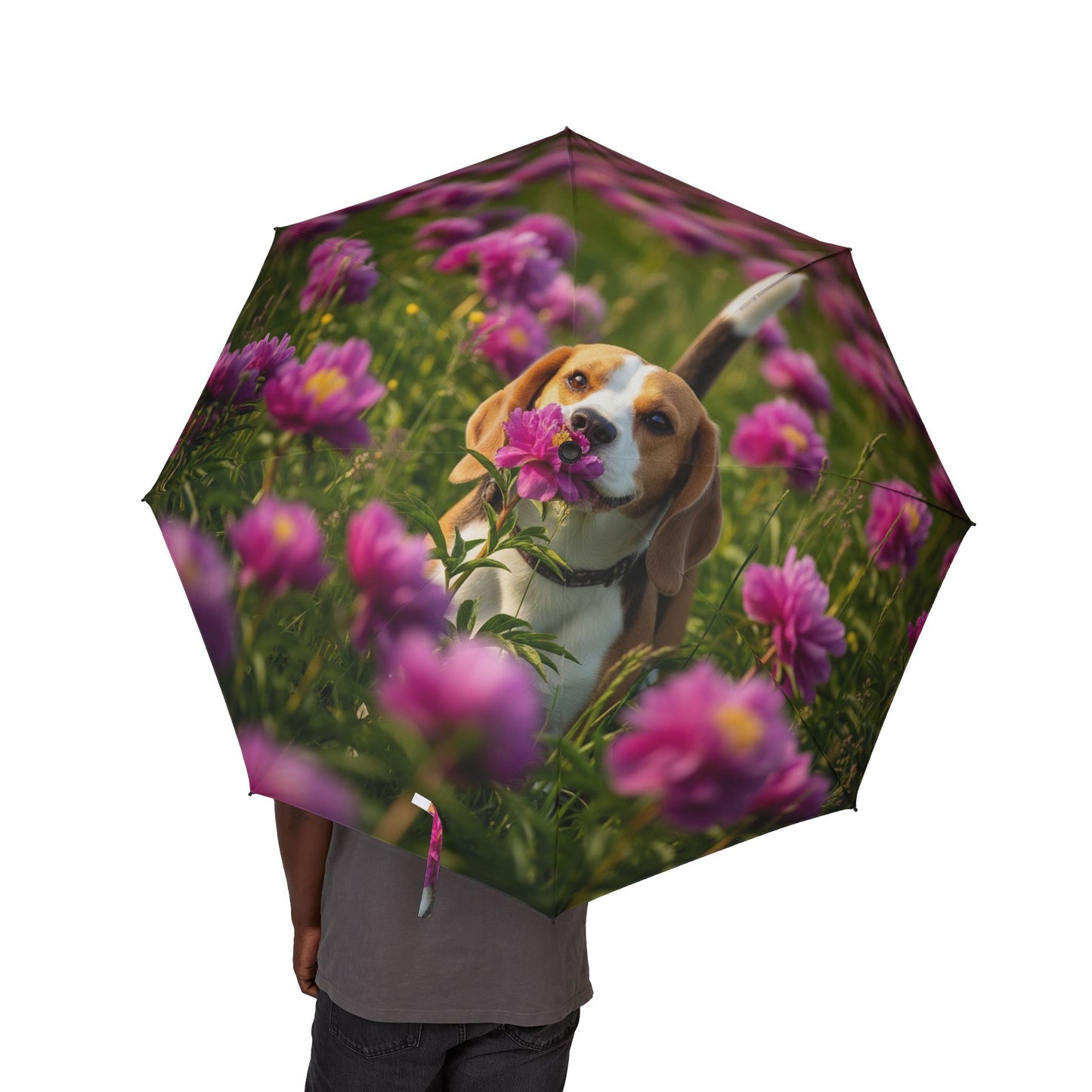 Beagle Semi-Automatic Foldable Umbrella