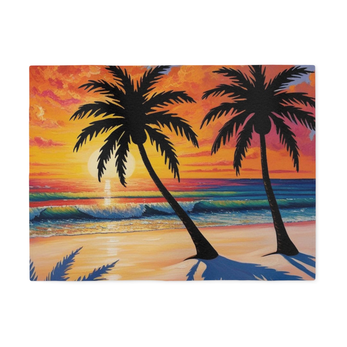 Brilliant Sunrise Sweatshirt Blanket