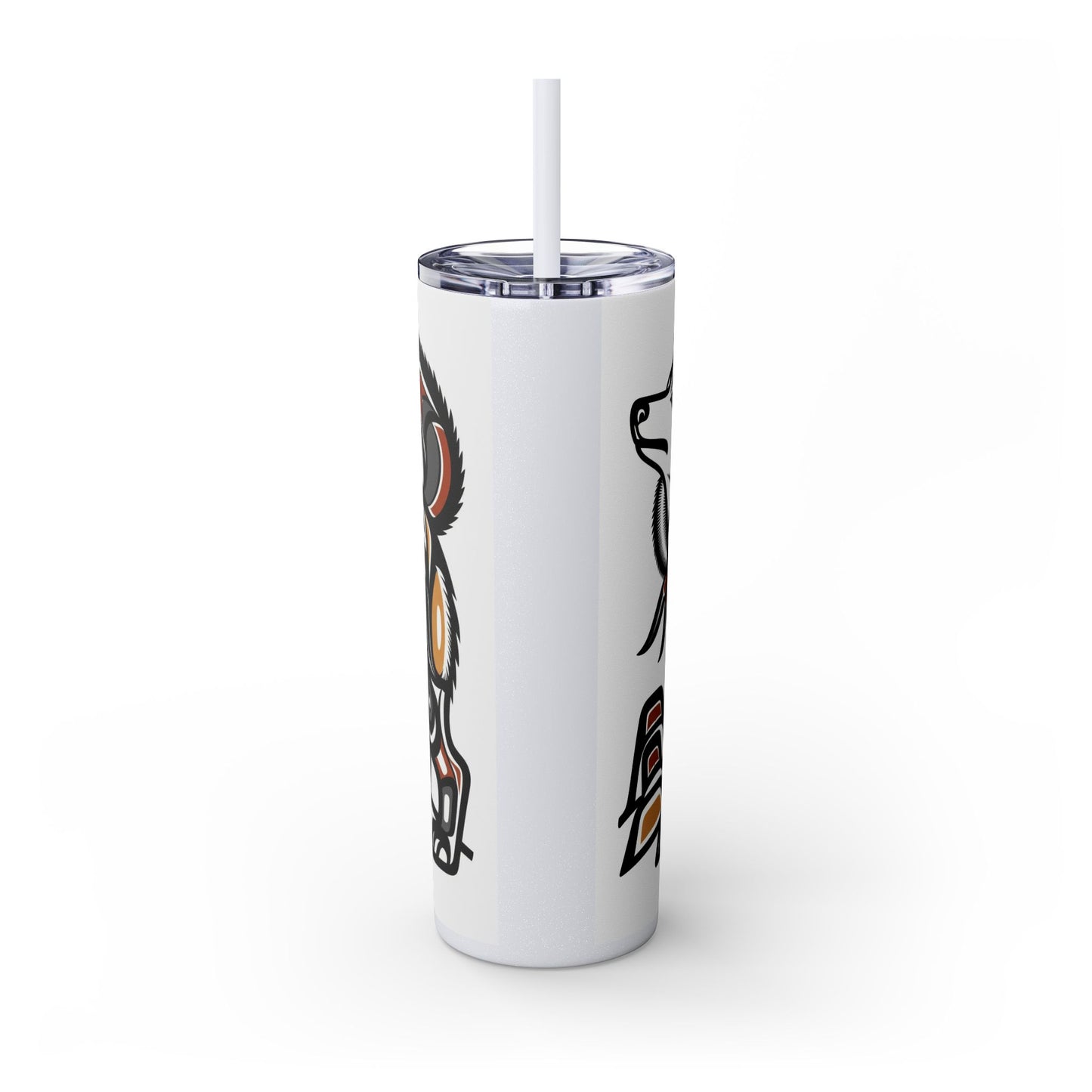 Siberian Husky Tumbler with Straw, 20oz