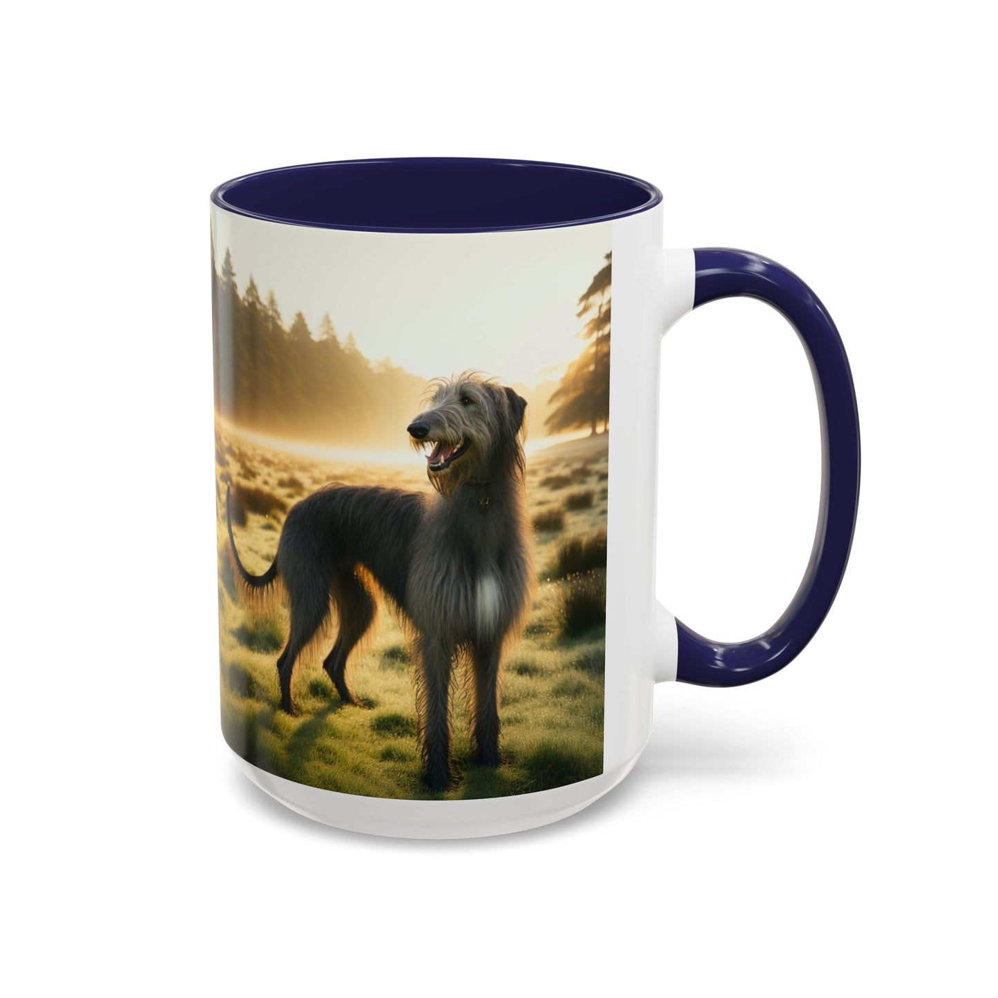 Scottish Deerhound Accent Coffee Mug - Perfect Gift for Dog Lovers