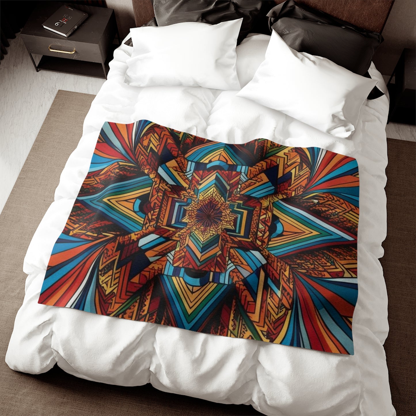 Optical Illusion Sweatshirt Blanket