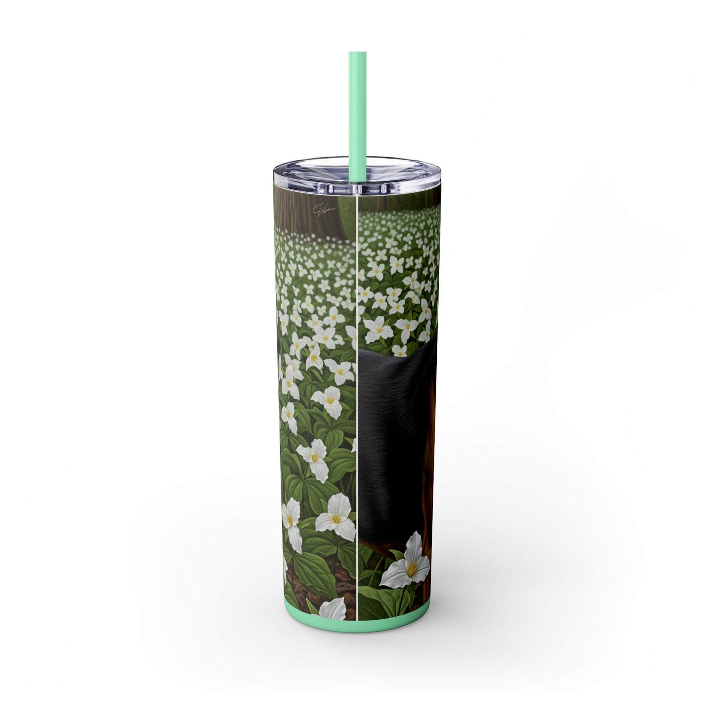 Treeing Walker Coonhound Tumbler with Straw, 20oz