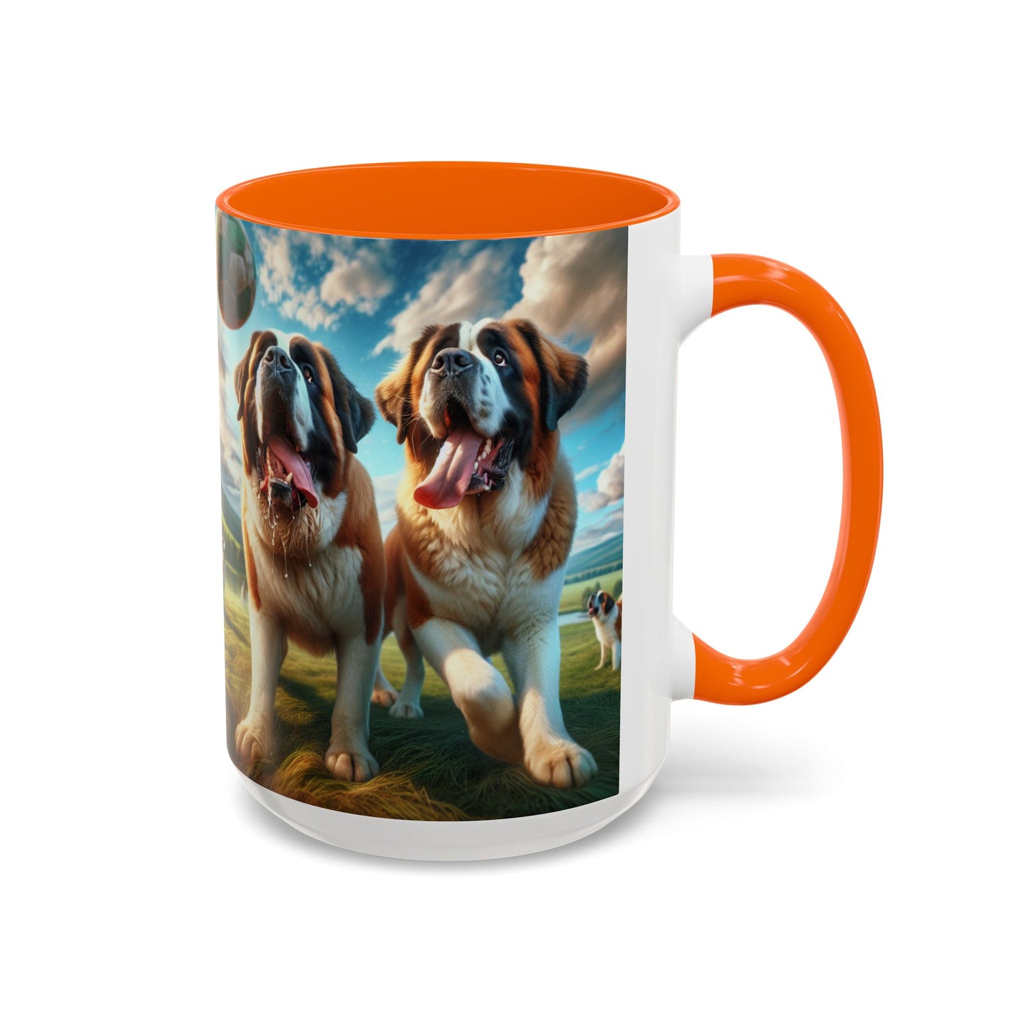 Saint Bernard Accent Coffee Mug - Perfect Gift for Dog Lovers