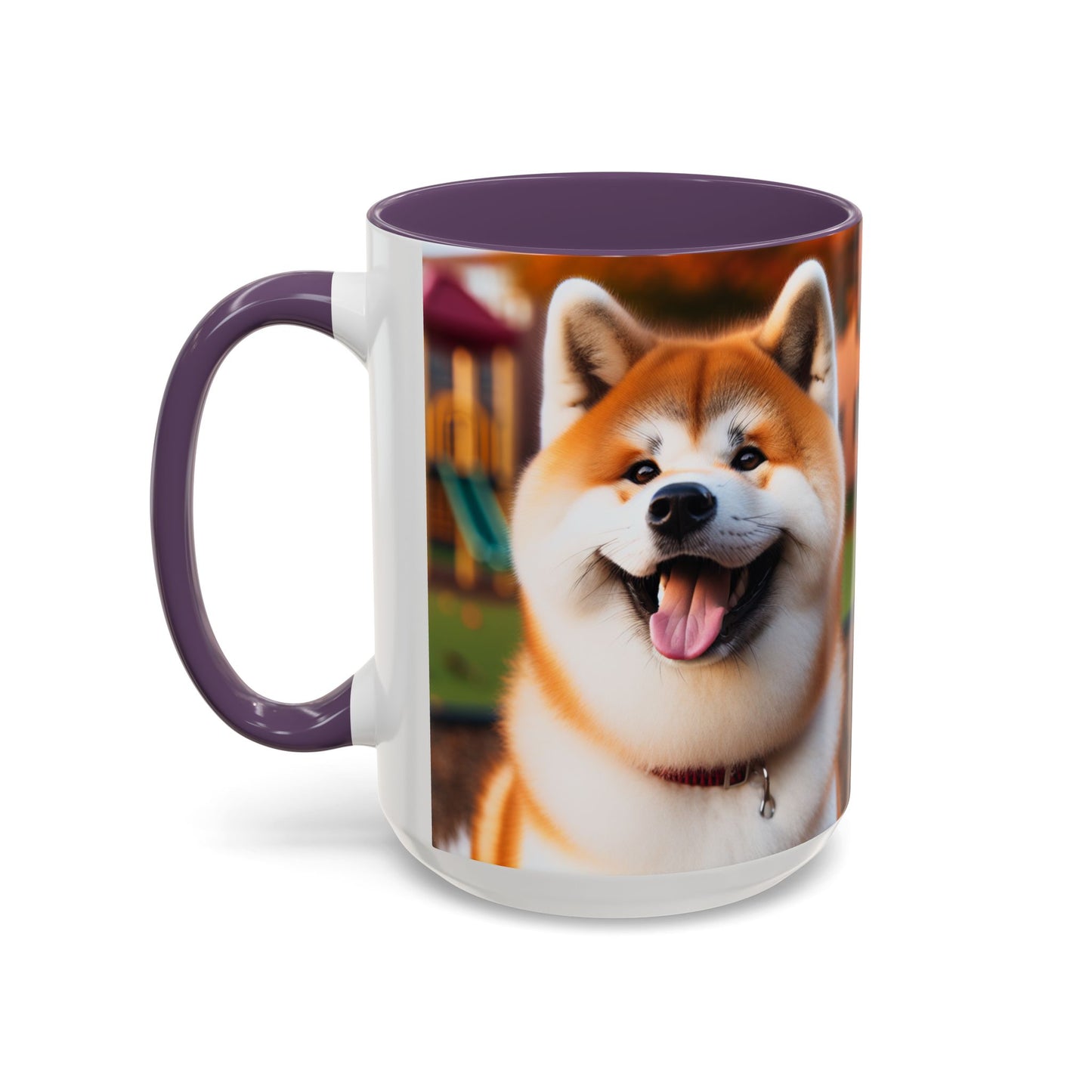 Japanese Akitainu Accent Coffee Mug - Perfect Gift for Dog Lovers