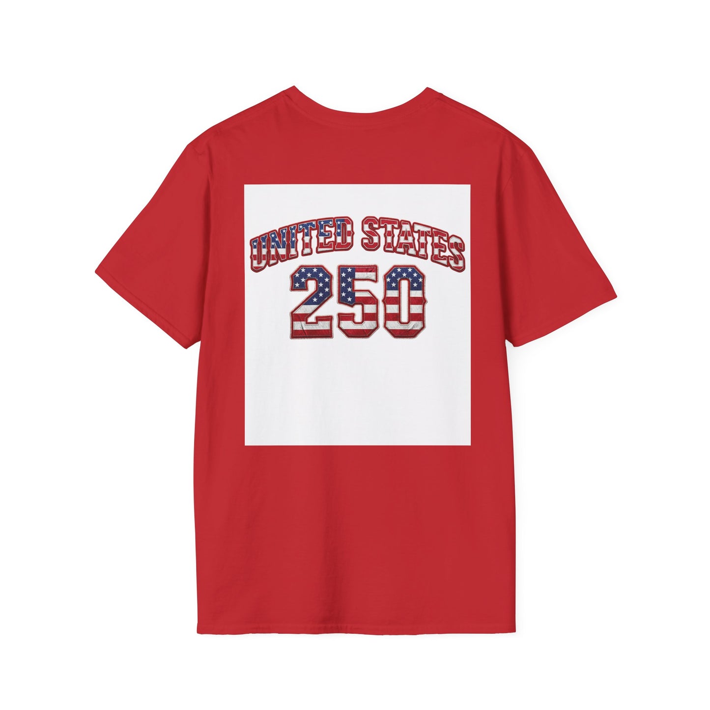 Patriotic T-Shirt — American Flag Dog Tee