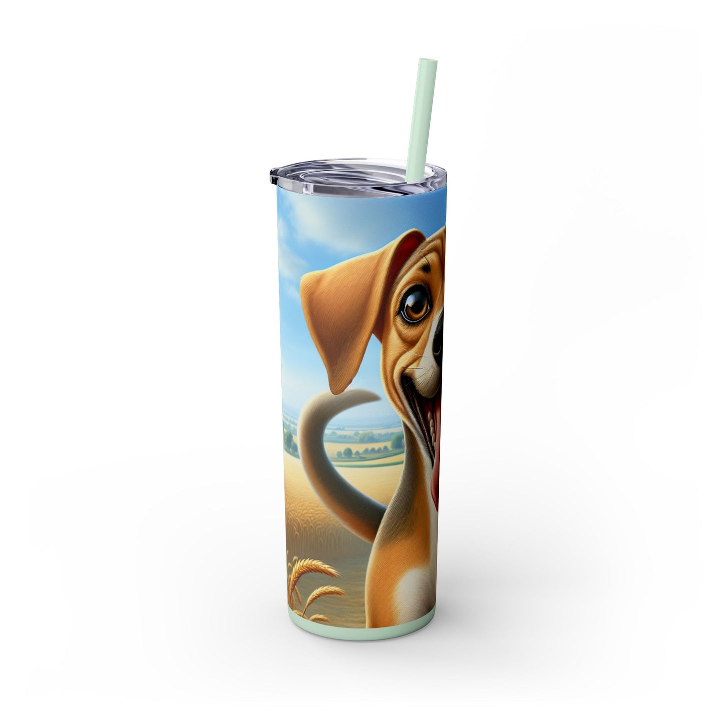 Banjara Hound Tumbler with Straw, 20oz