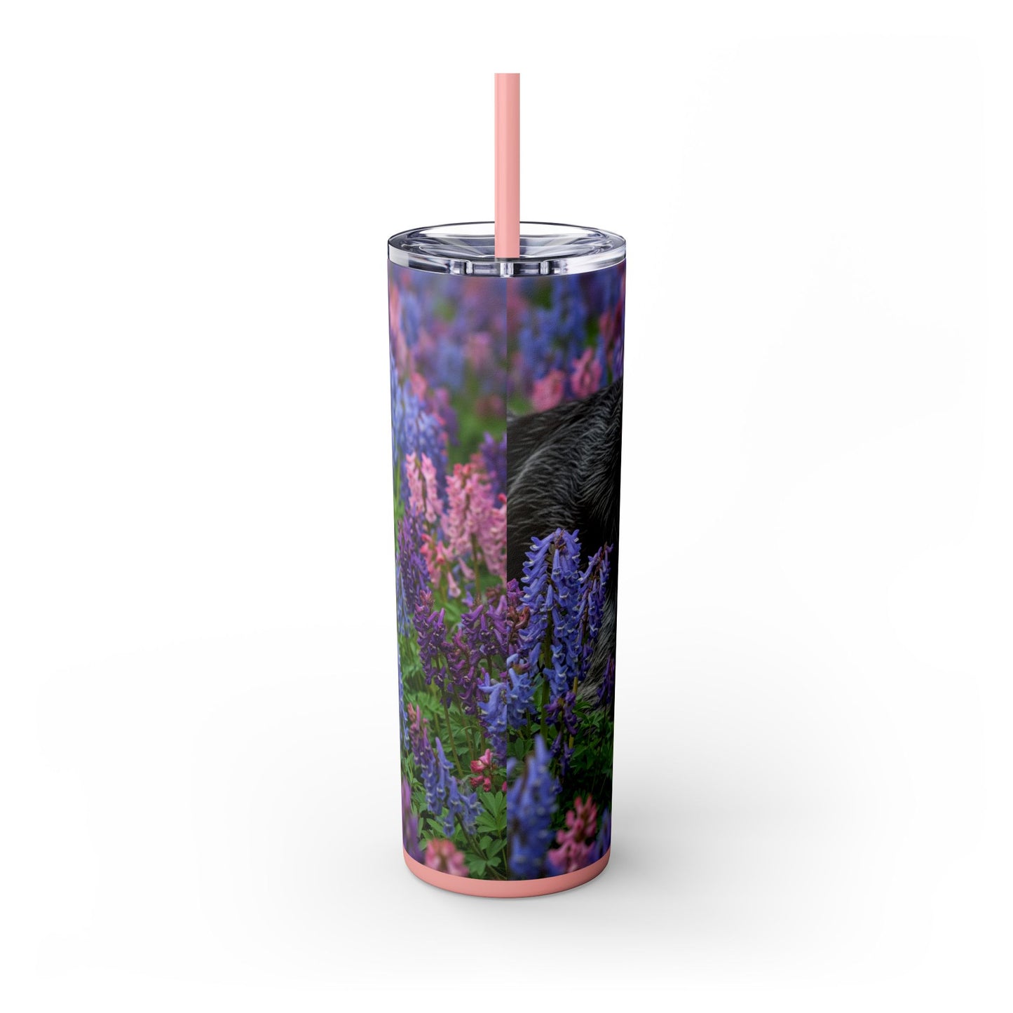 Wirehaired Slovakian Pointer Skinny Tumbler with Straw, 20oz