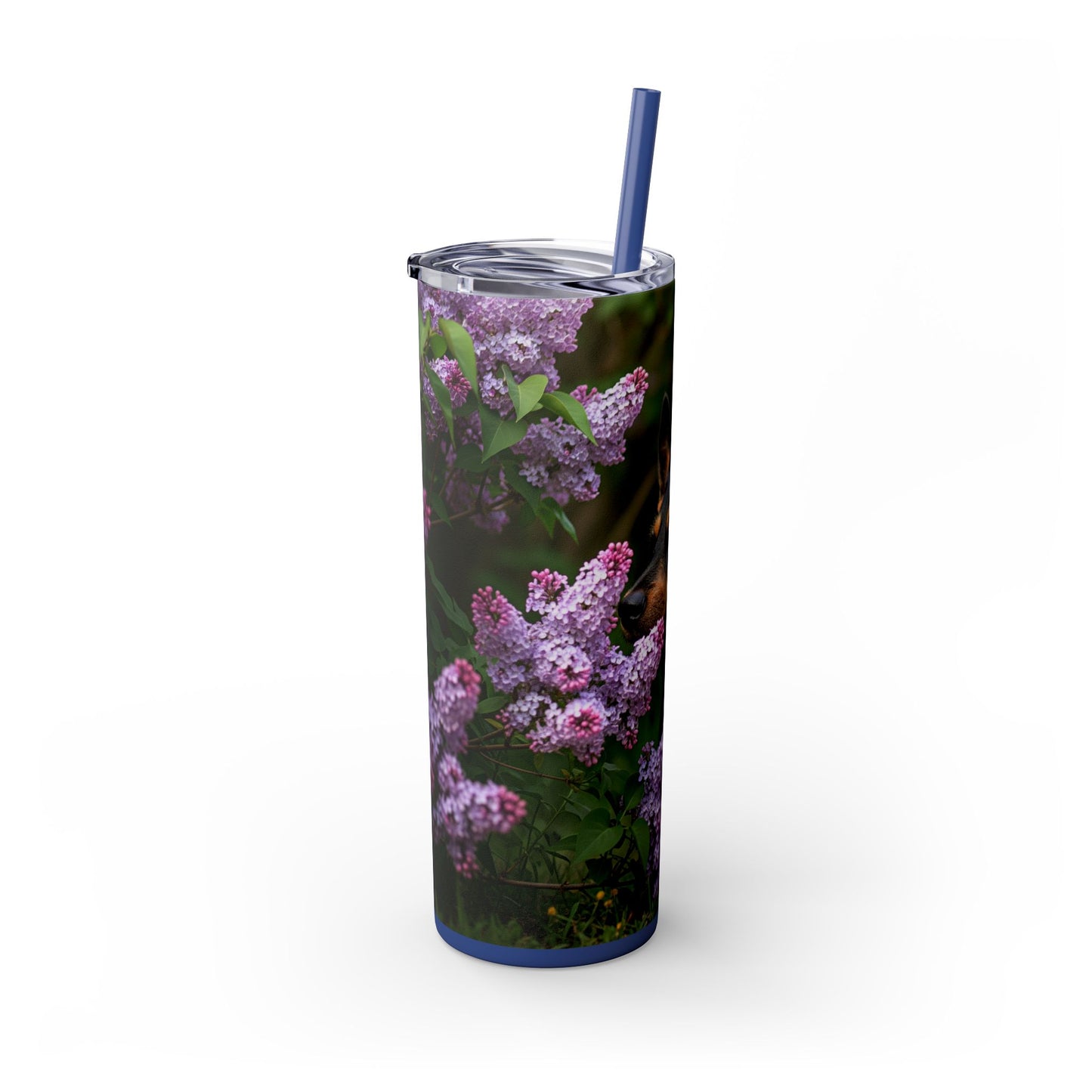 Mudi Skinny Tumbler with Straw, 20oz