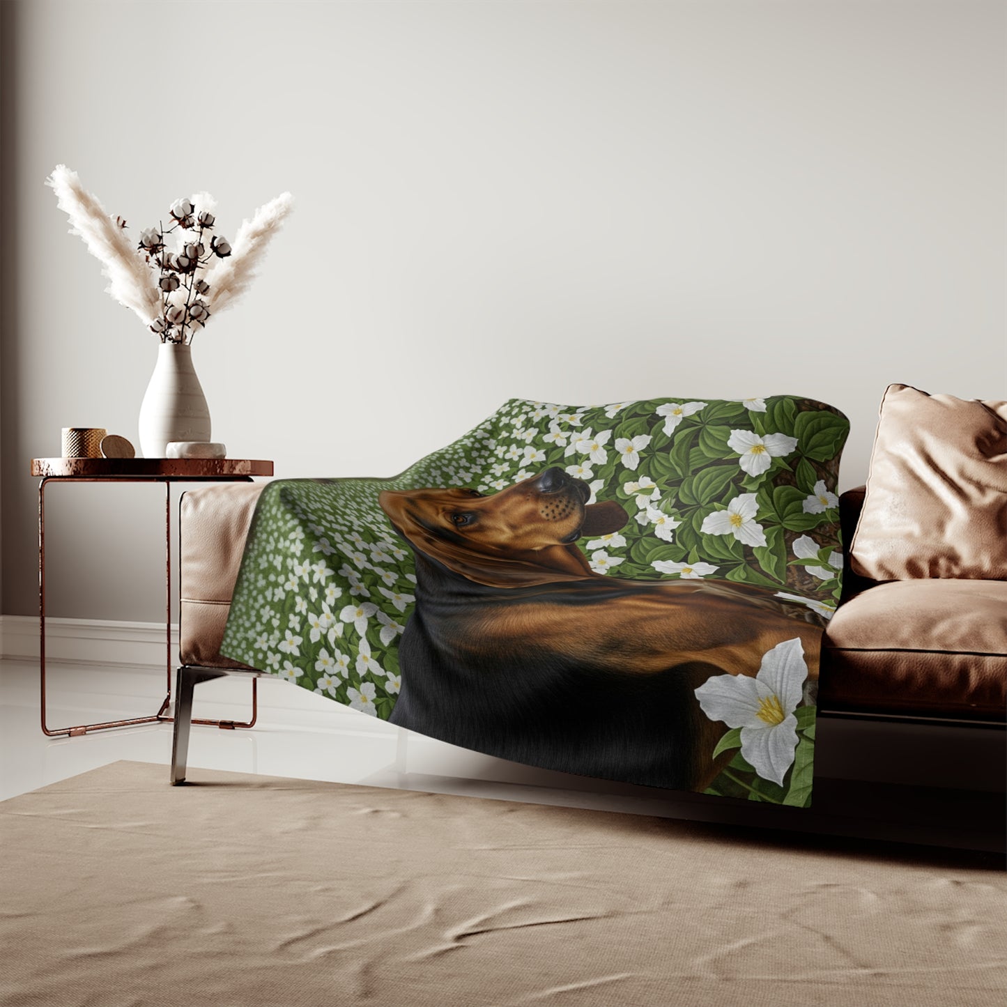 Treeing Walker Coonhound Sweatshirt Blanket