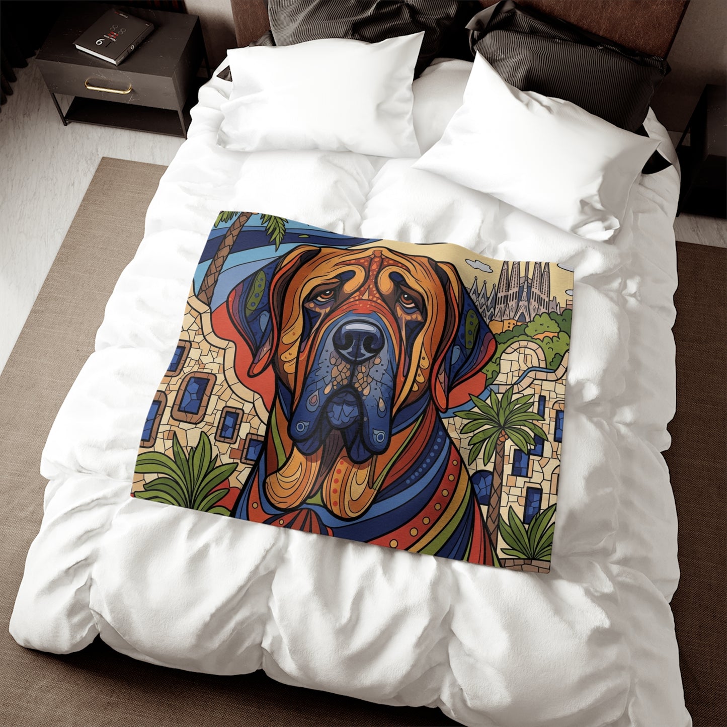 Spanish Mastiff Sweatshirt Blanket