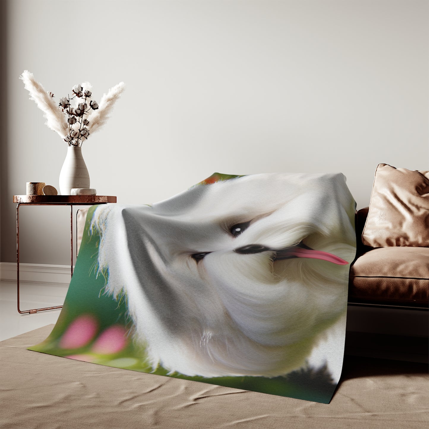 Coton de Tulear Sweatshirt Blanket