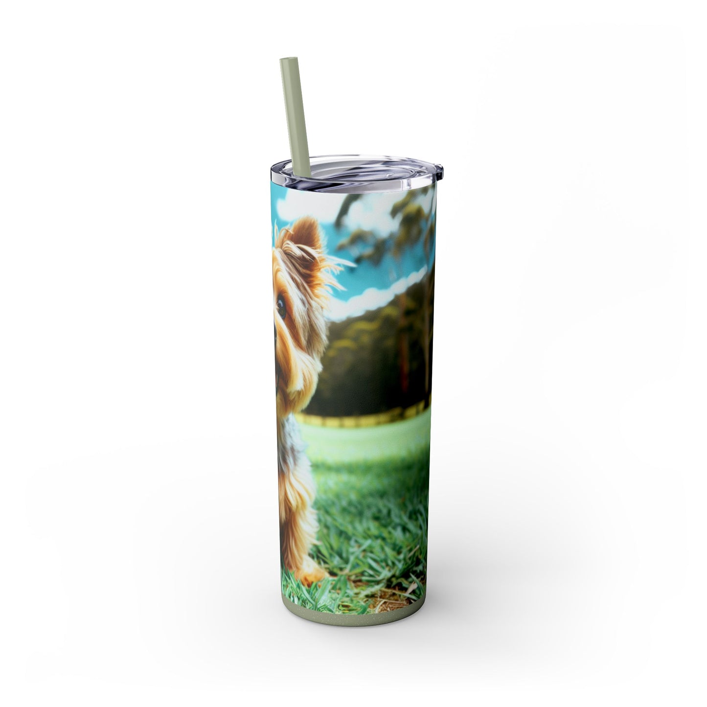 Australian Terrier Tumbler with Straw, 20oz