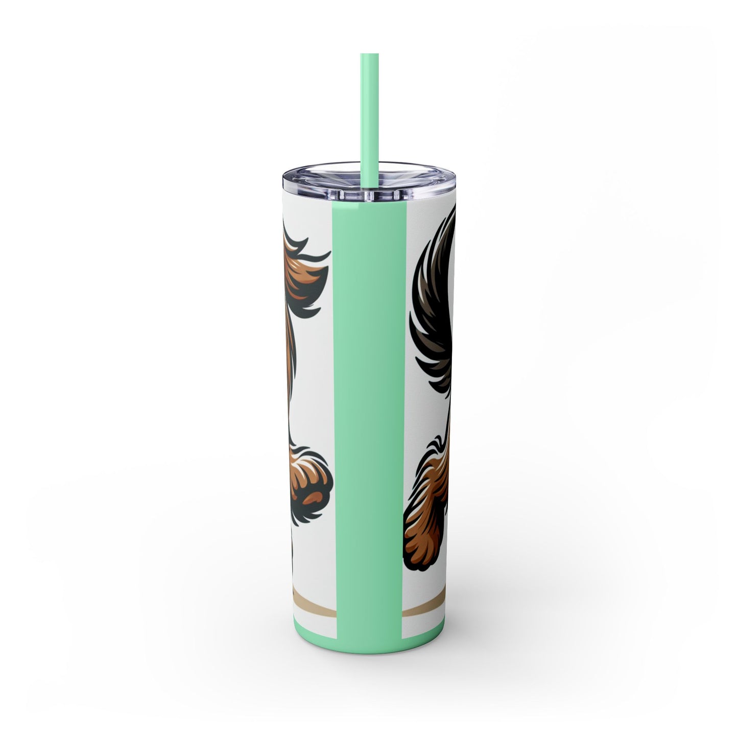 Otterhound Skinny Tumbler with Straw, 20oz