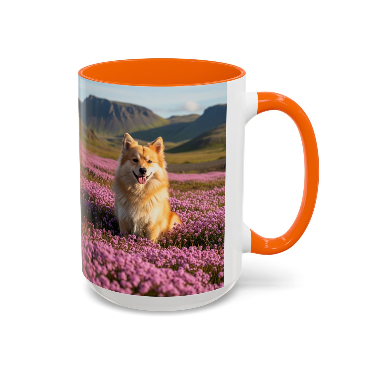 Icelandic Sheepdog Accent Coffee Mug - Perfect Gift for Dog Lovers