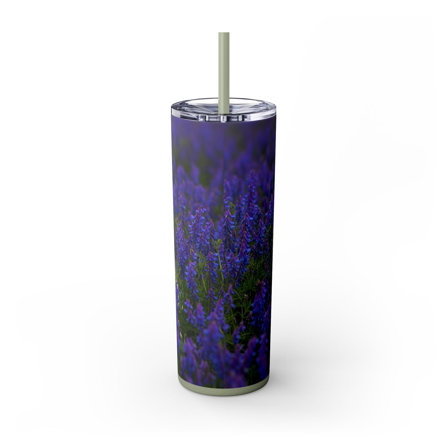 Pomeranian Skinny Tumbler with Straw, 20oz