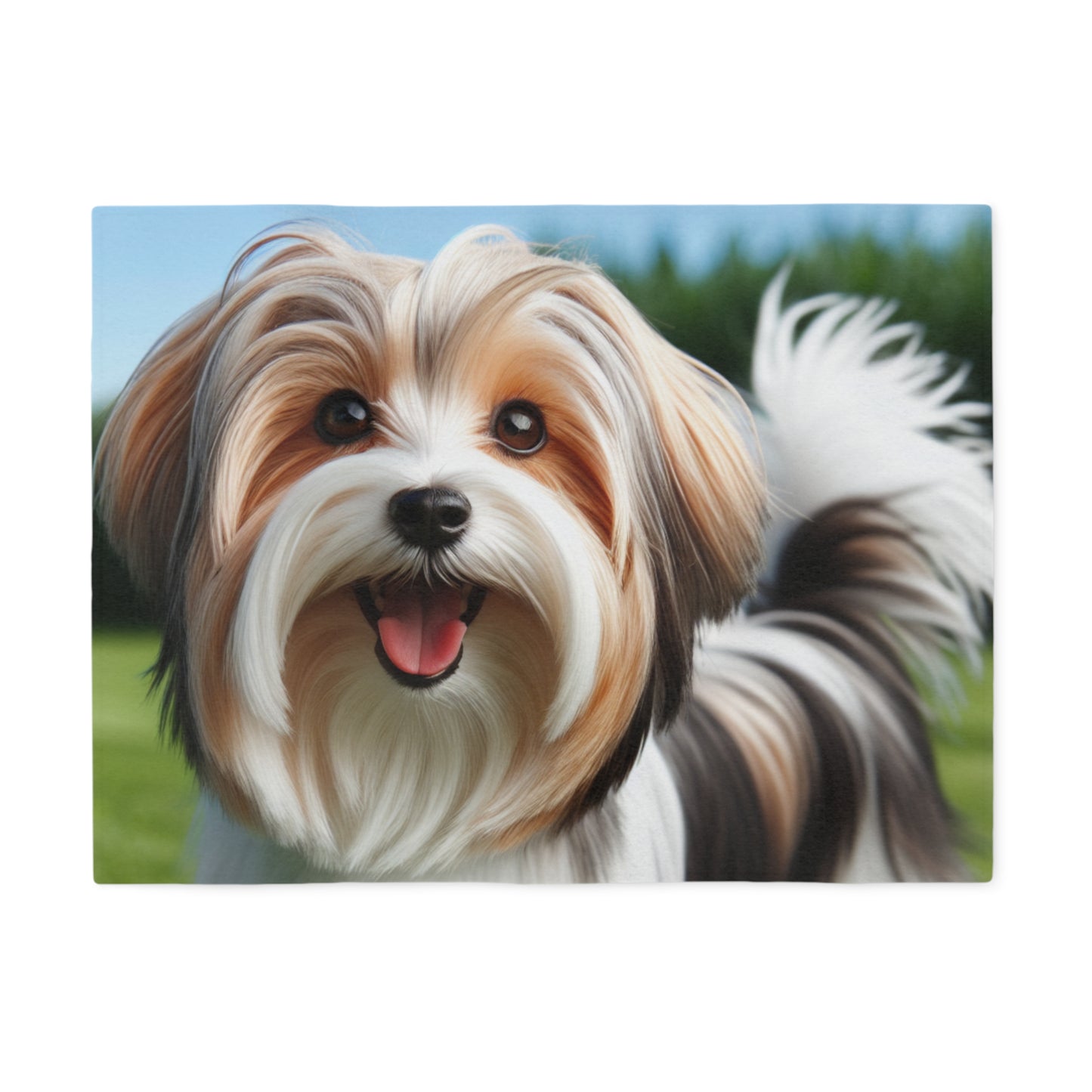Biewer Terrier Sweatshirt Blanket