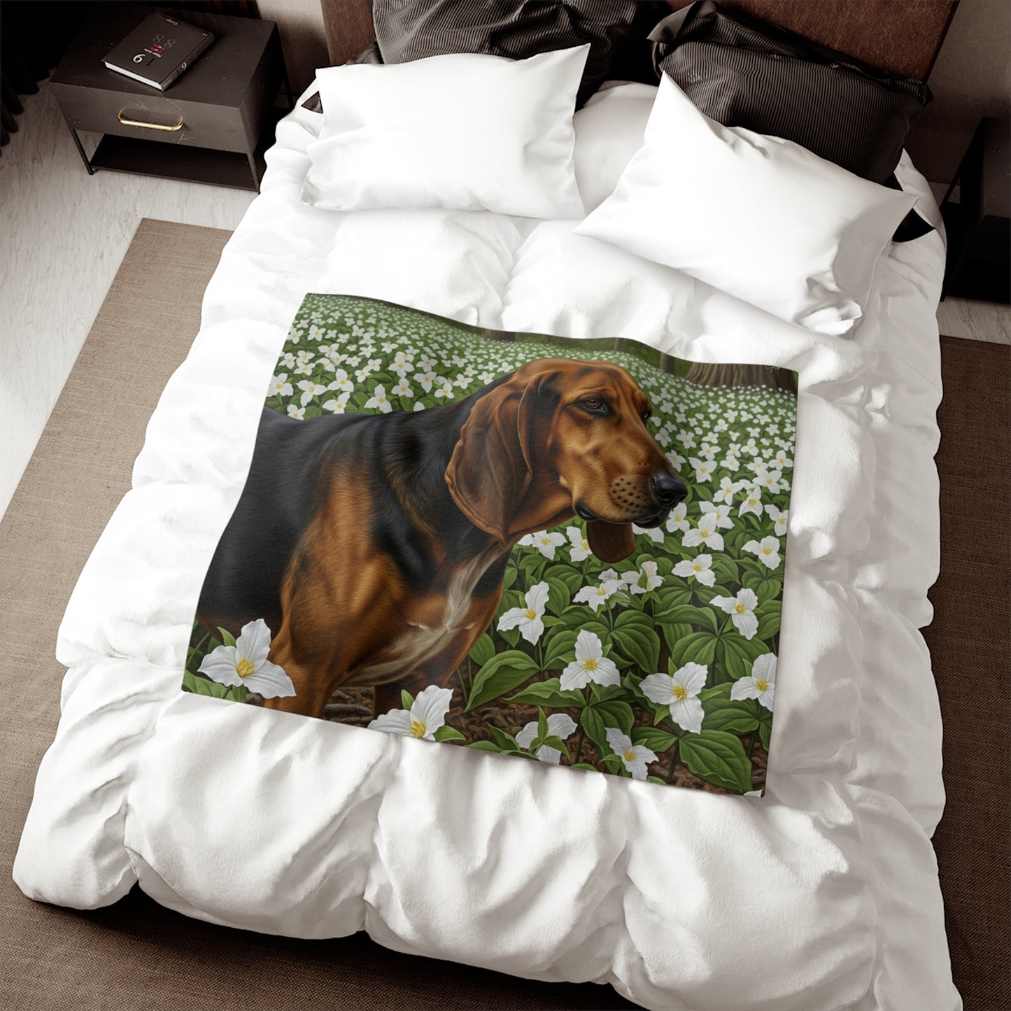 Treeing Walker Coonhound Sweatshirt Blanket