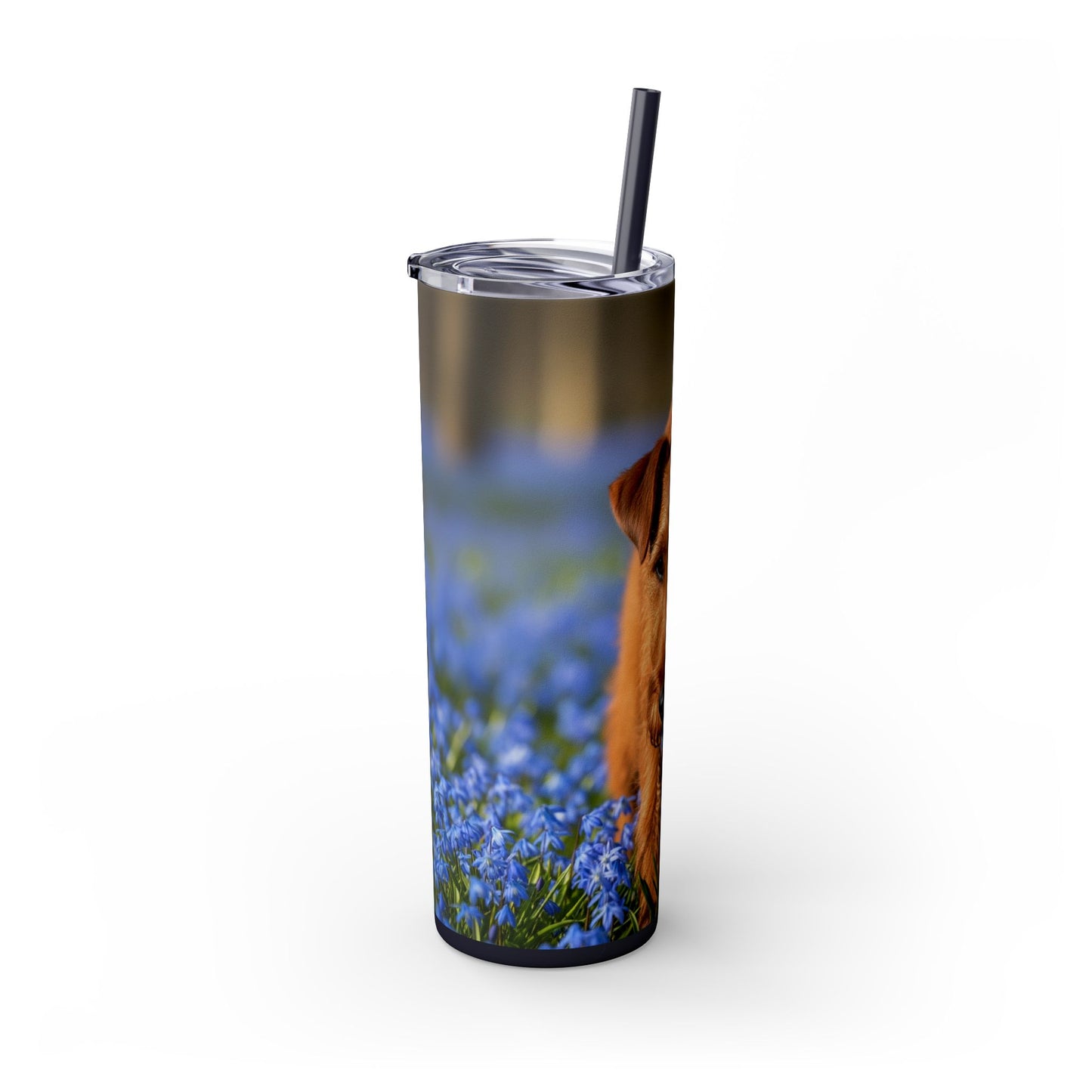 Irish Terrier Skinny Tumbler with Straw, 20oz