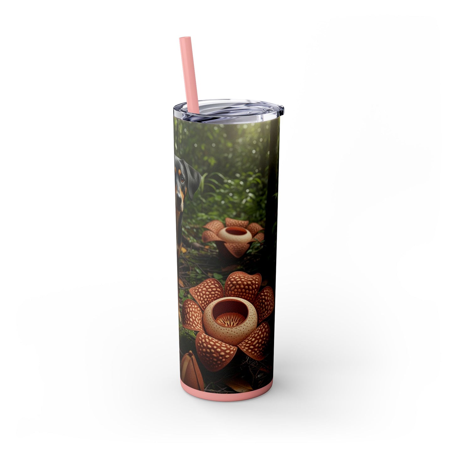 Telomian Skinny Tumbler with Straw, 20oz
