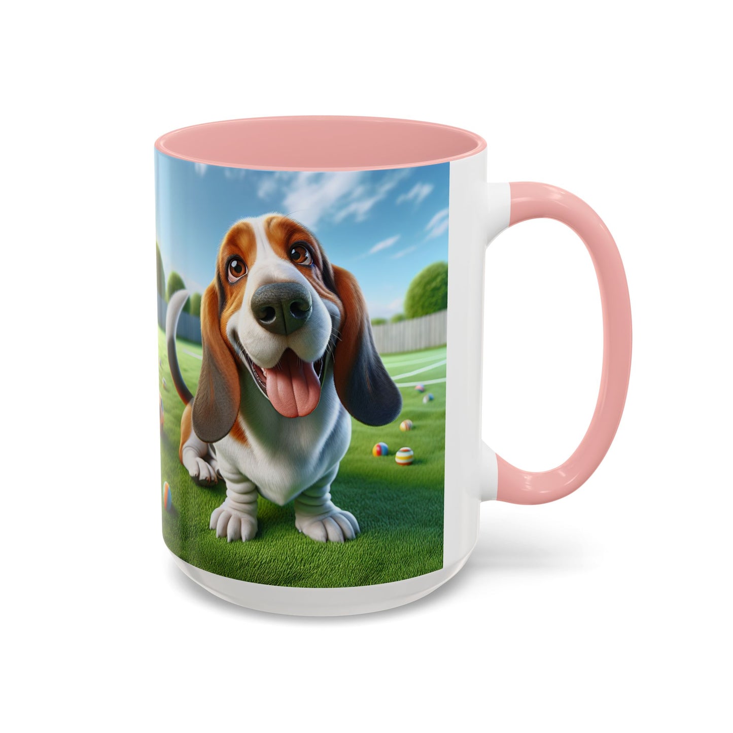 Basset Hound Accent Coffee Mug - Perfect Gift for Dog Lovers