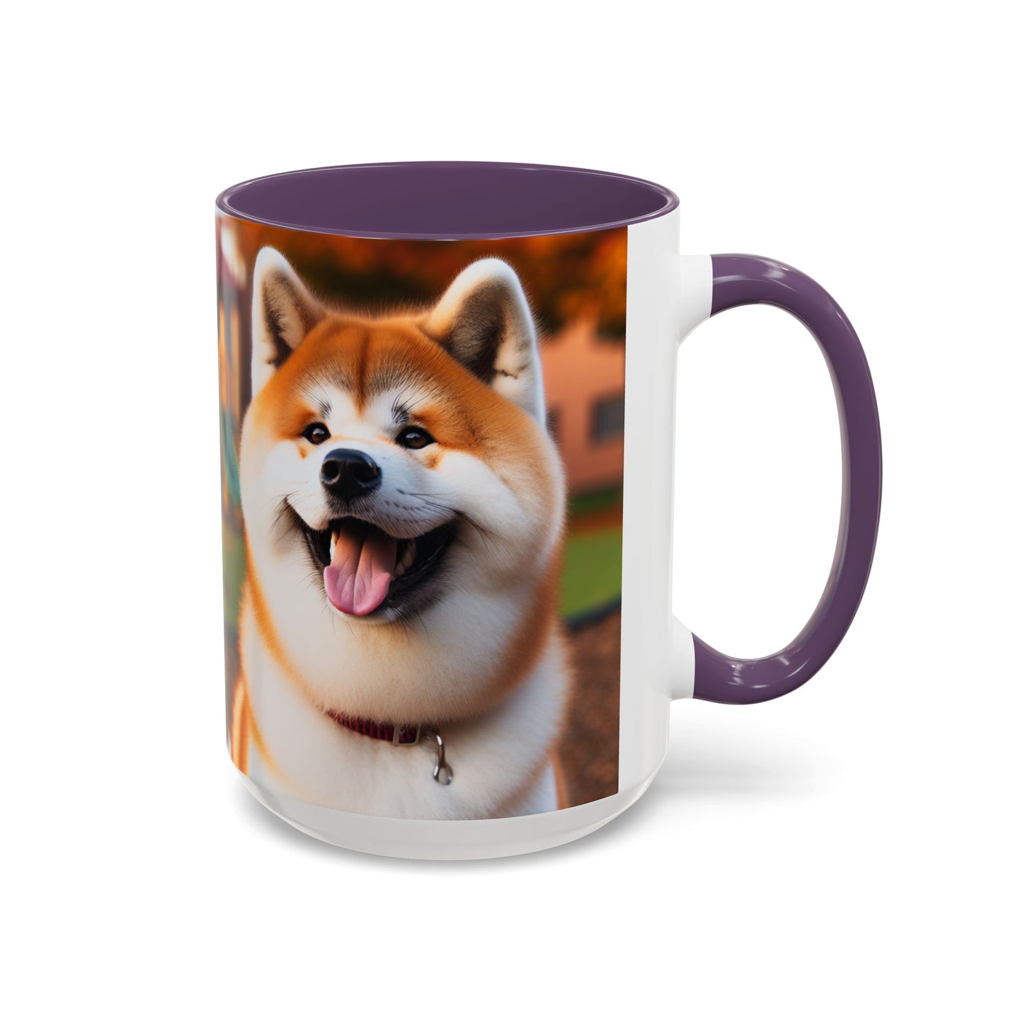 Japanese Akitainu Accent Coffee Mug - Perfect Gift for Dog Lovers