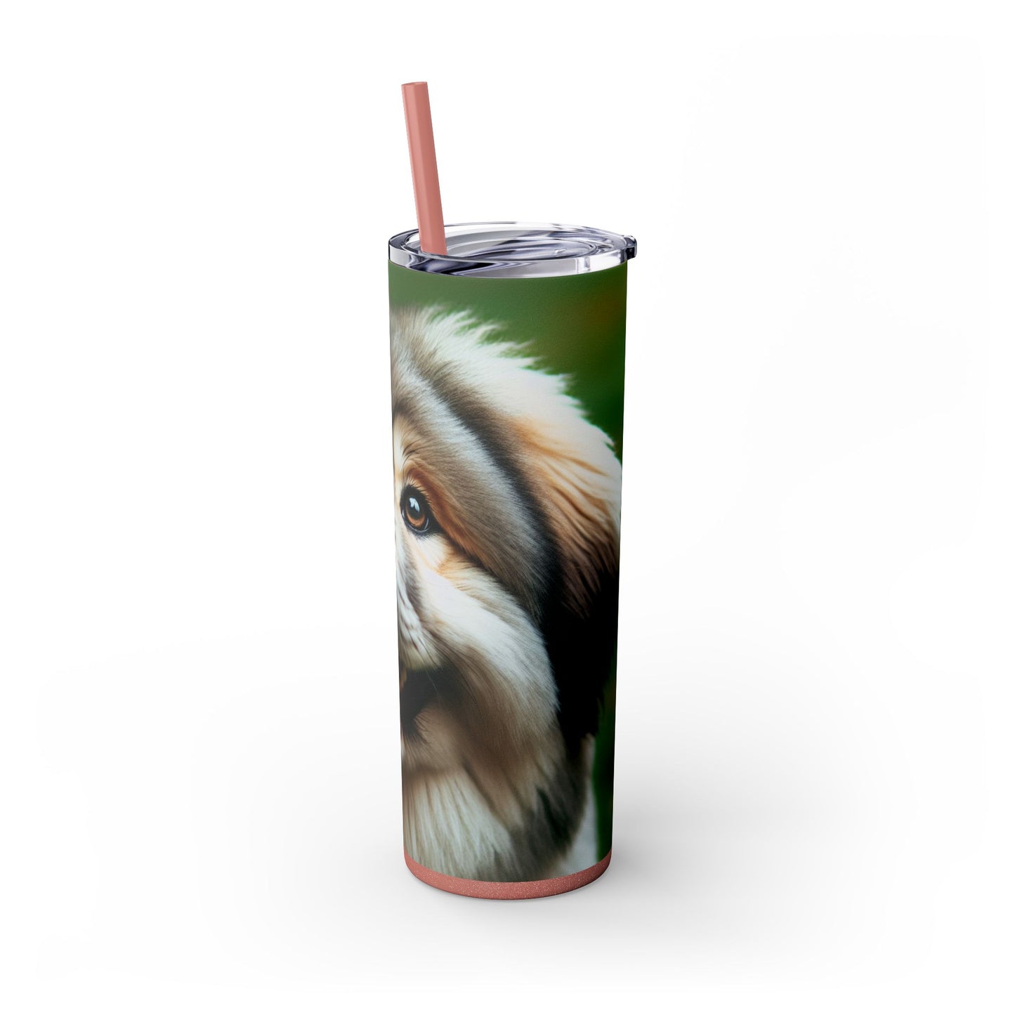 Tibetan Kyi Apso Tumbler with Straw, 20oz