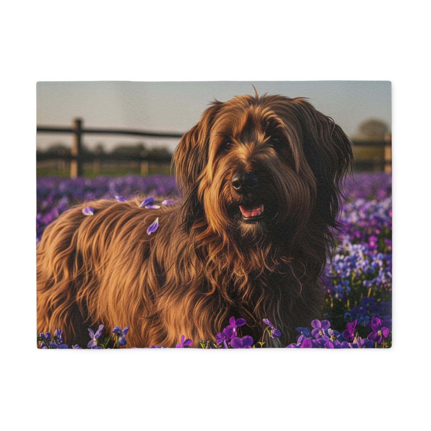Briard Sweatshirt Blanket