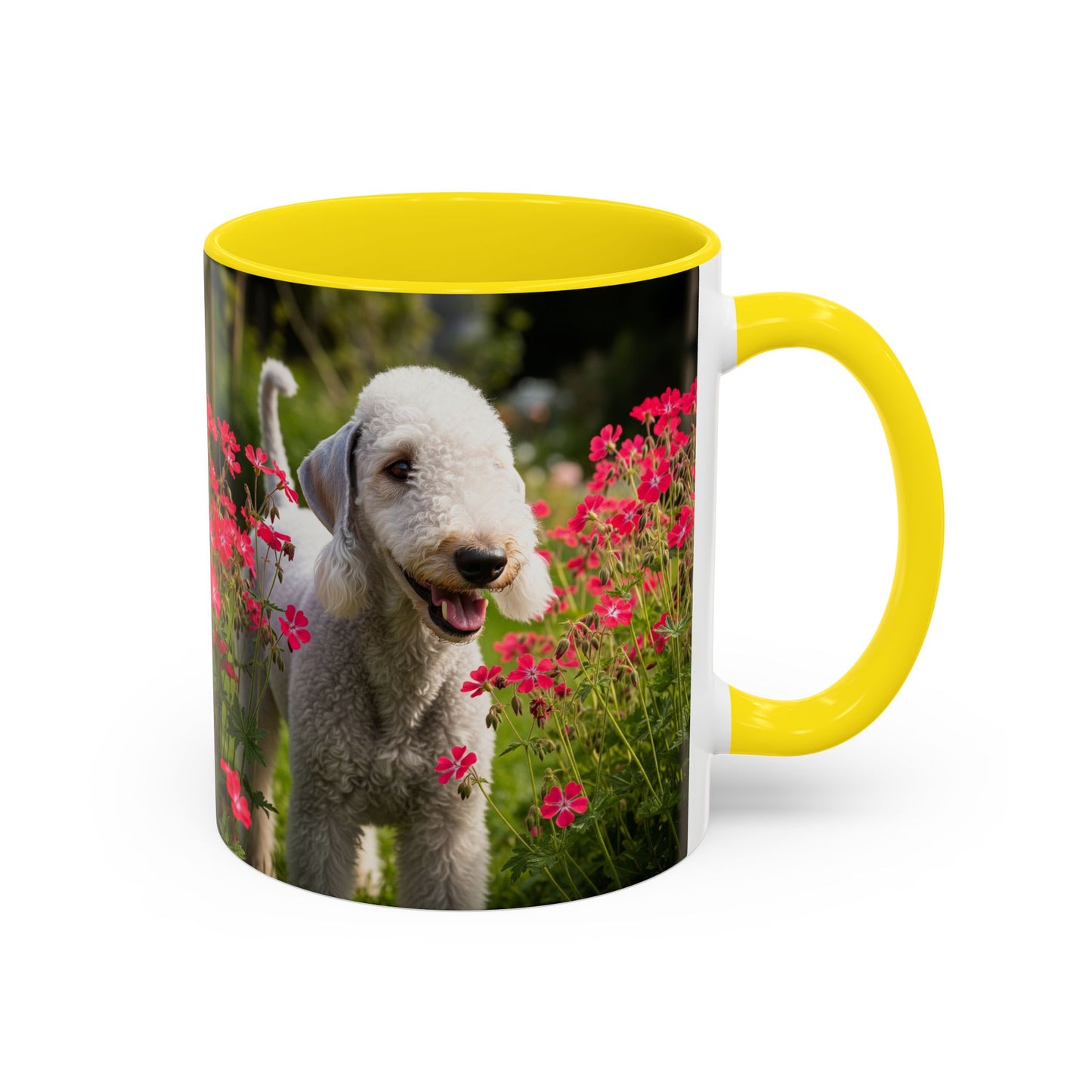 Bedlington Terrier Accent Coffee Mug - Perfect Gift for Dog Lovers