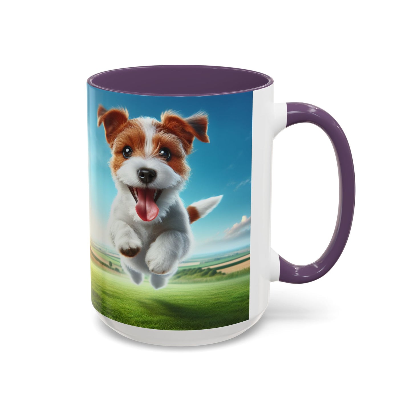 Russell Terrier Accent Coffee Mug - Perfect Gift for Dog Lovers