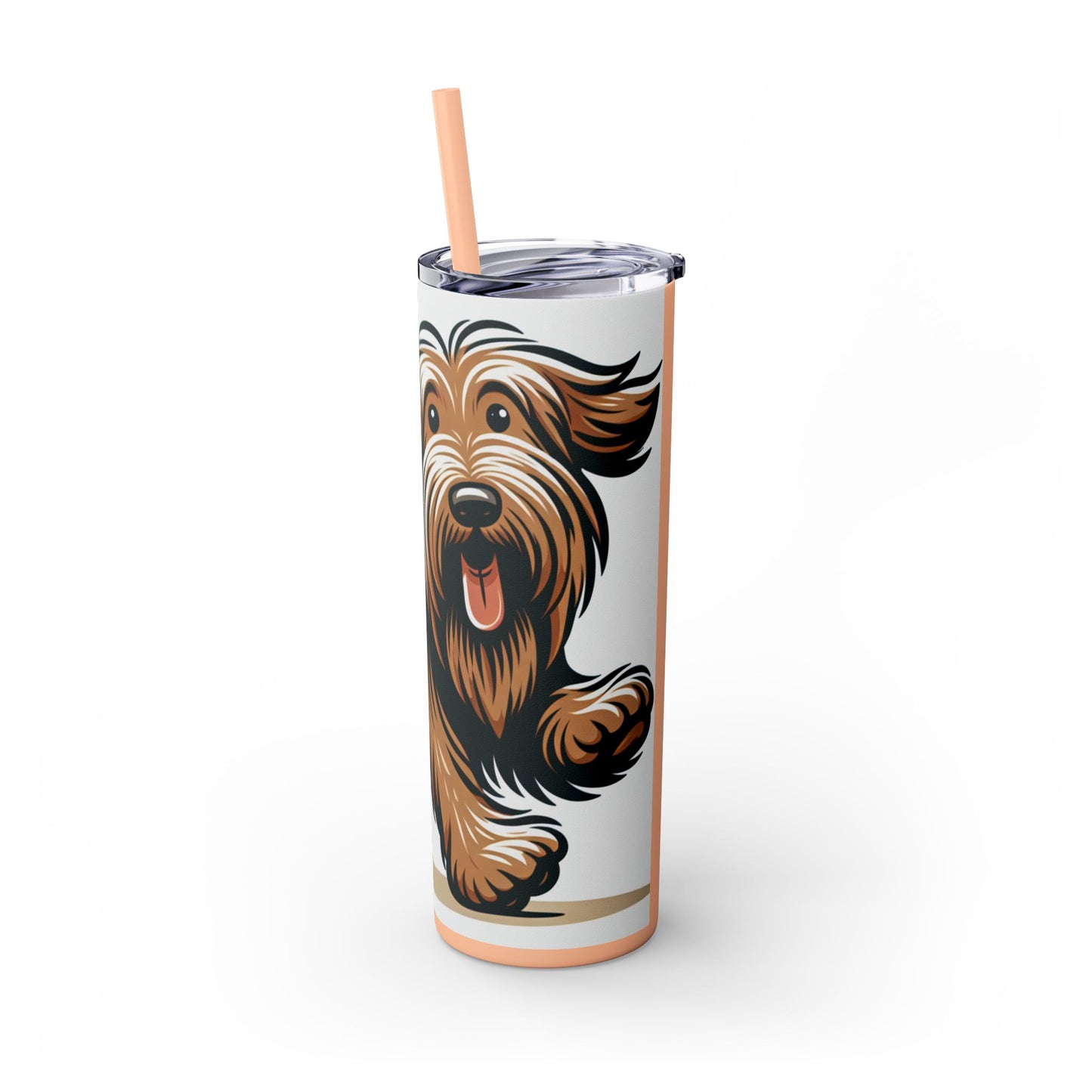 Otterhound Skinny Tumbler with Straw, 20oz