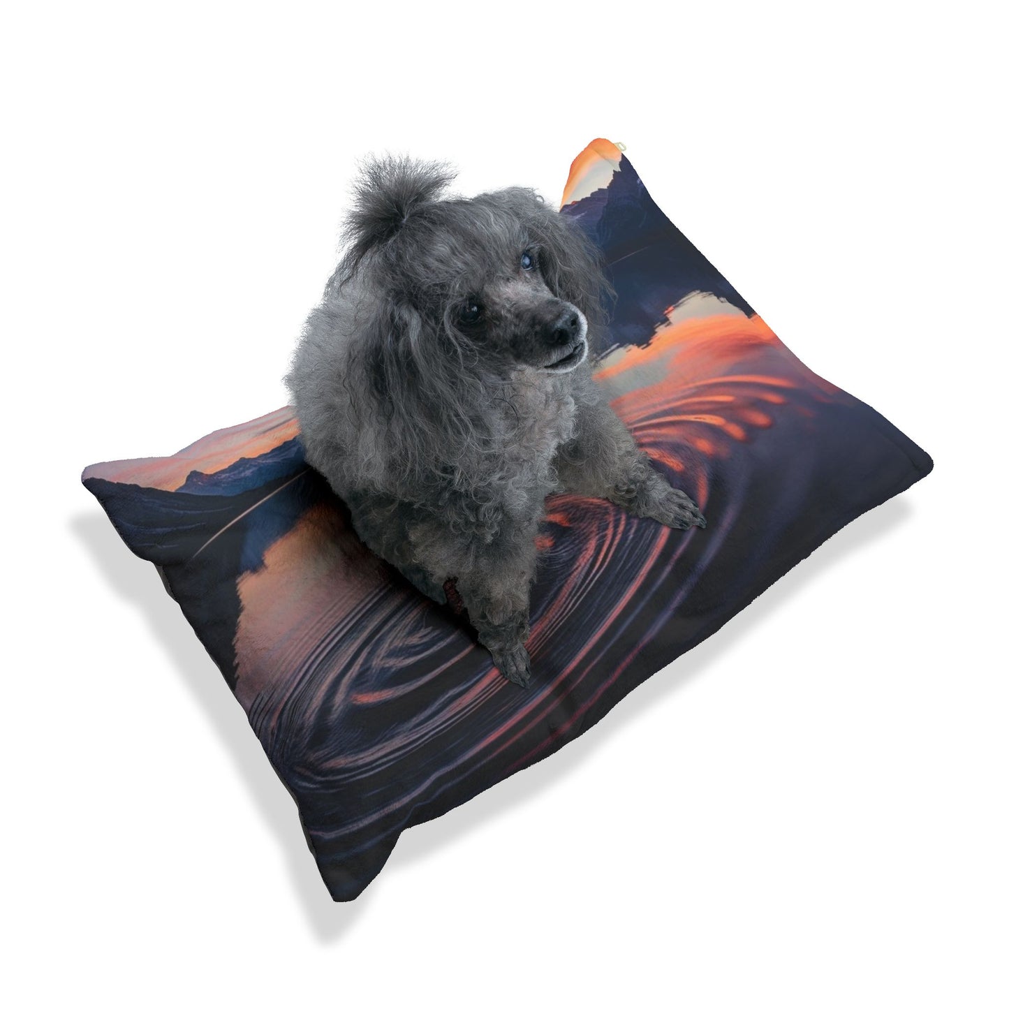 Ripple in a Mountain Lake Pet Bed